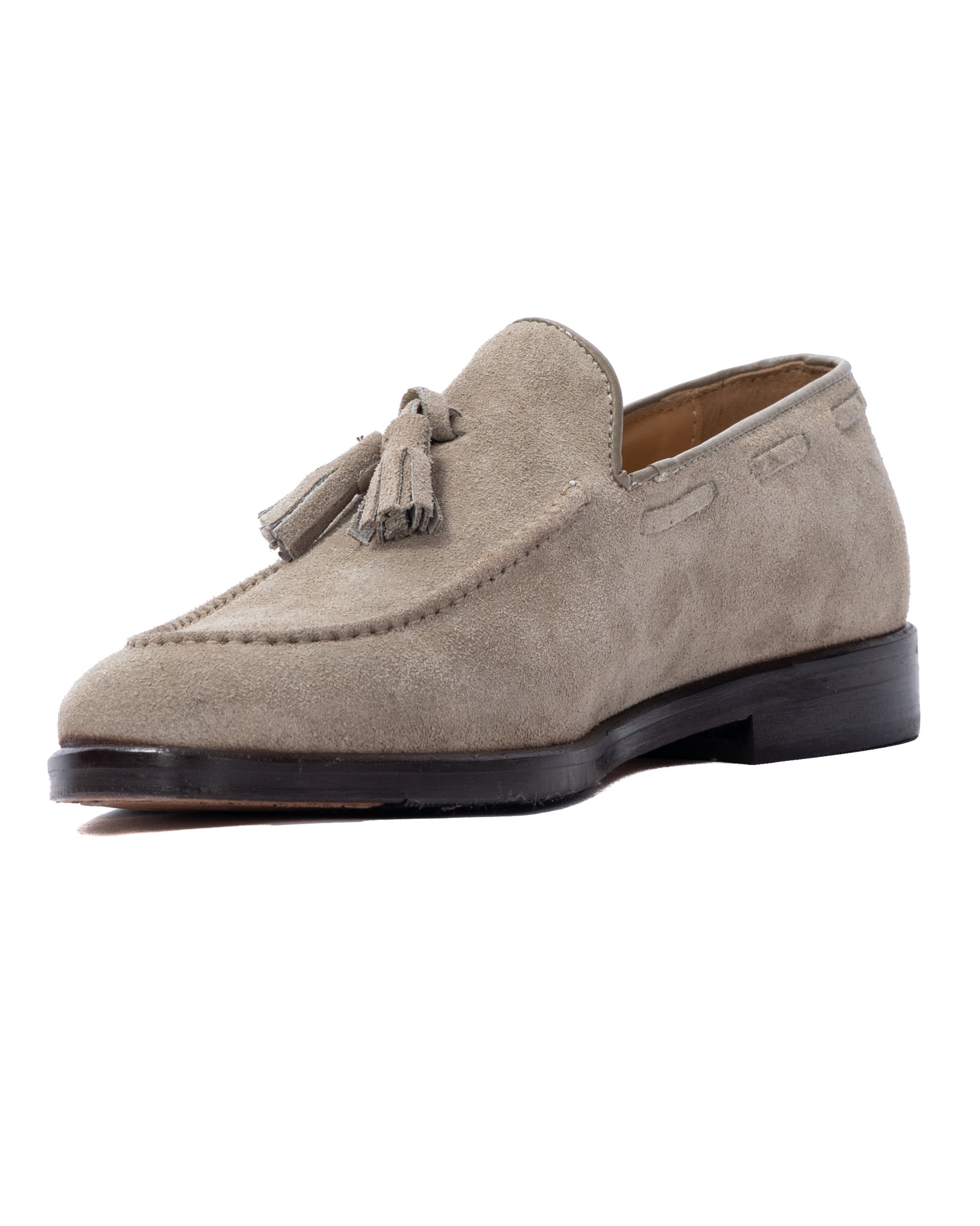 Caspar - beige suede moccasin