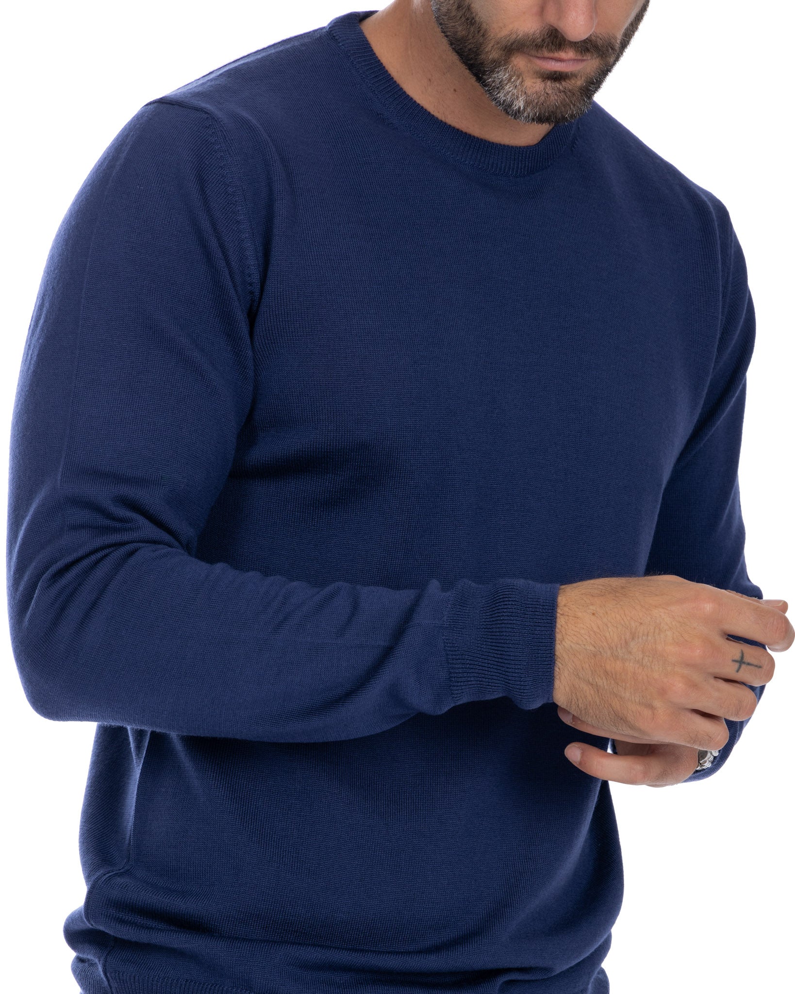 Furore - denim merino wool sweater