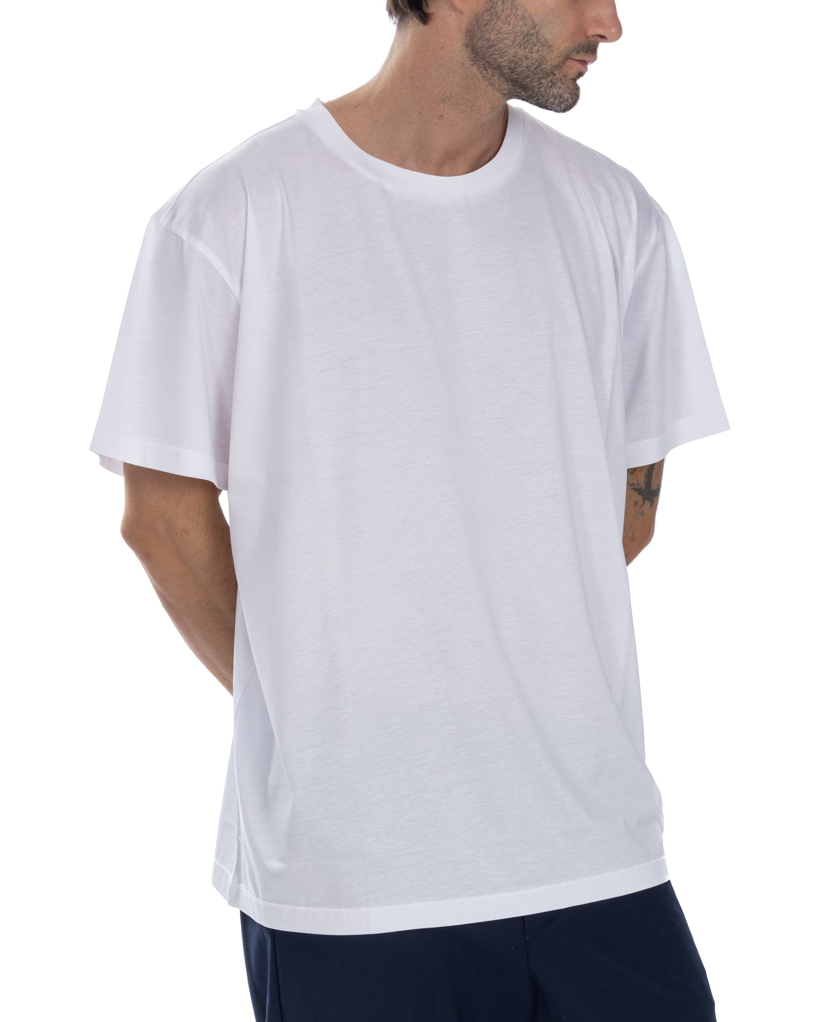 Owen - t-shirt blanc oversize