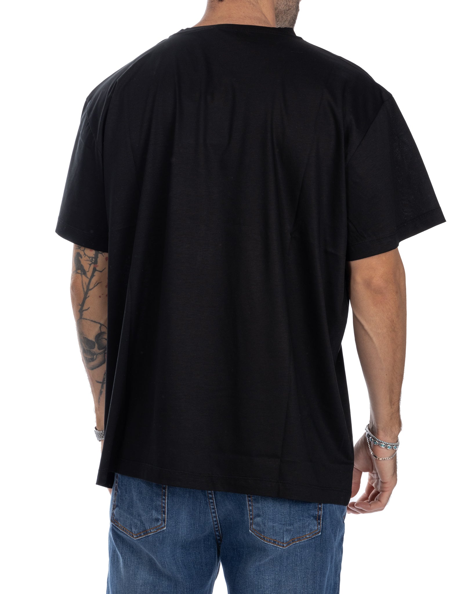 Owen - Black Oversized T-Shirt