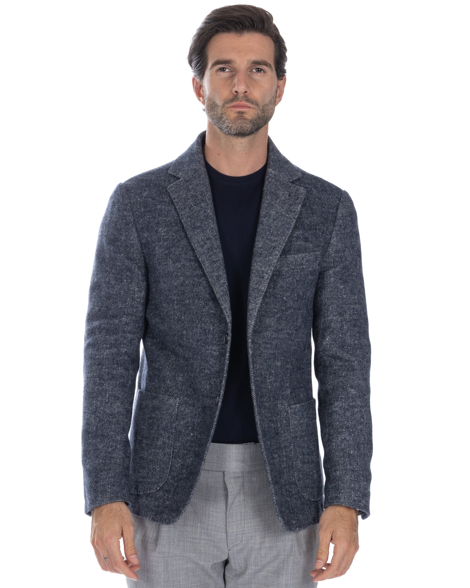 Remi - blue single-breasted jacket