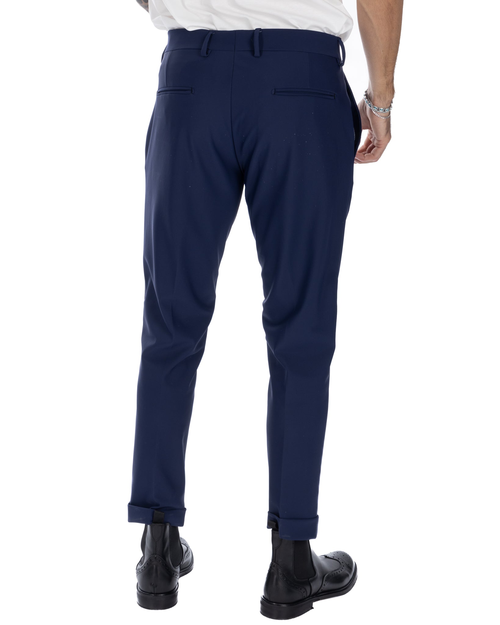 Olten - blue technical trousers