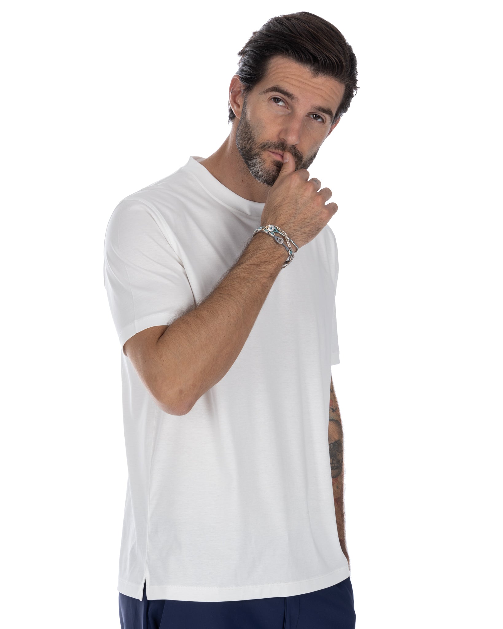 Delf - t-shirt en coton blanc