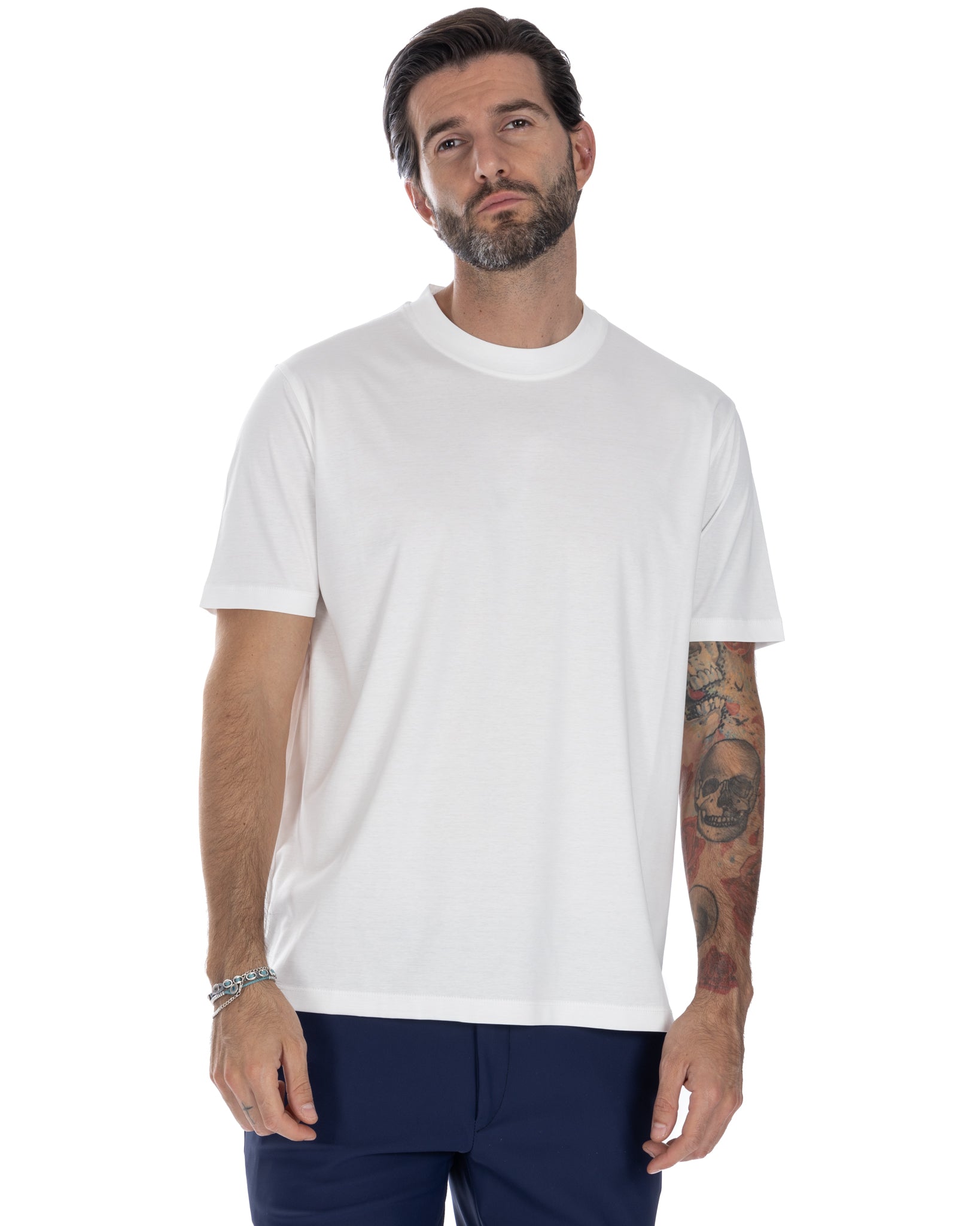 Delf - t-shirt en coton blanc