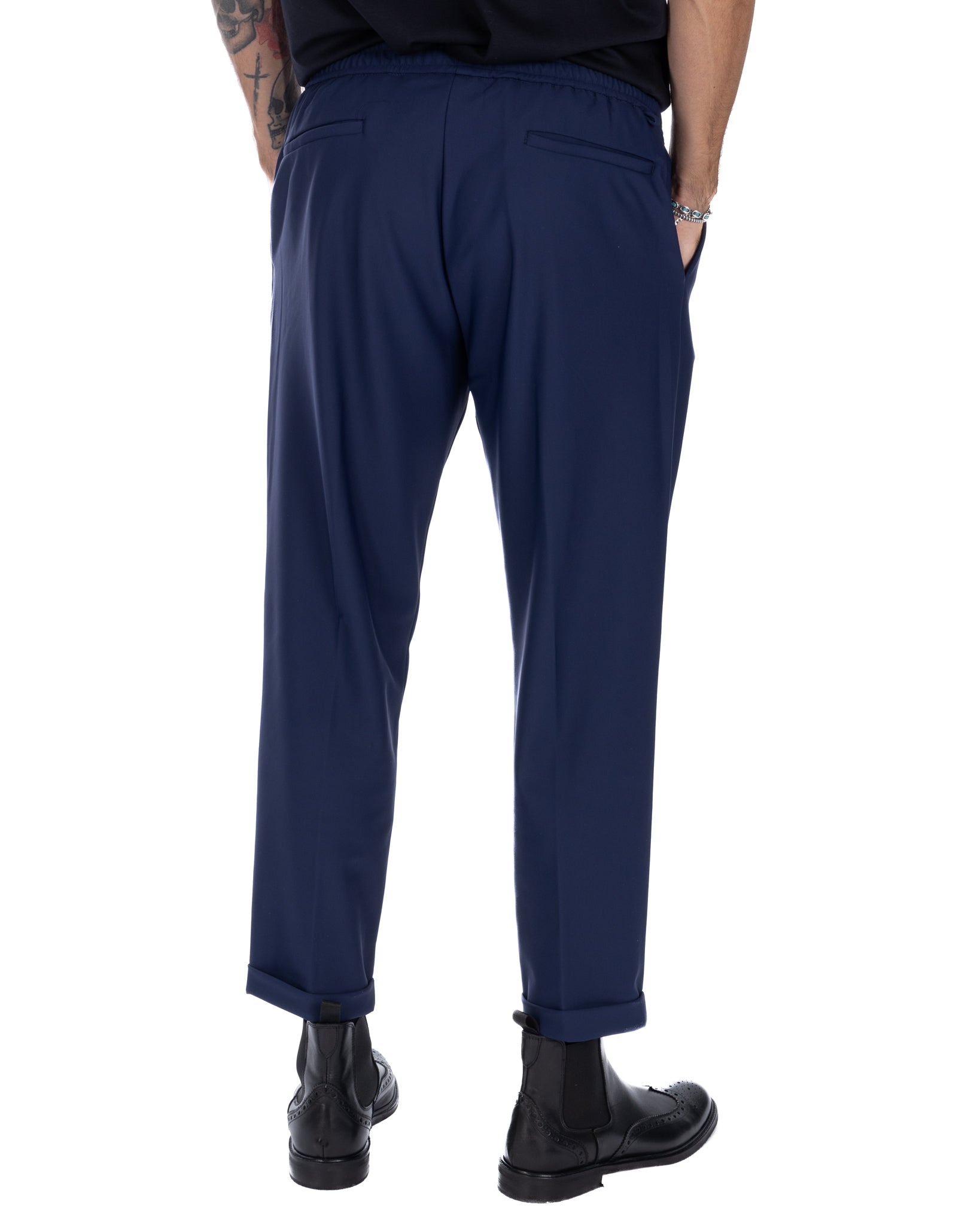 Steve - blue technical trousers