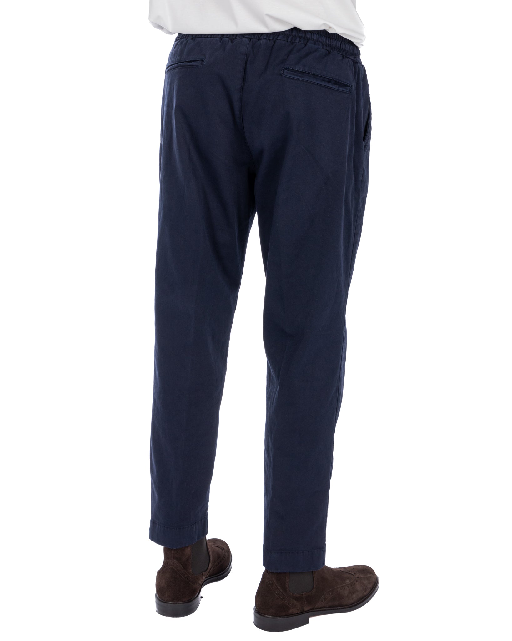 Axel - pantalon en coton bleu