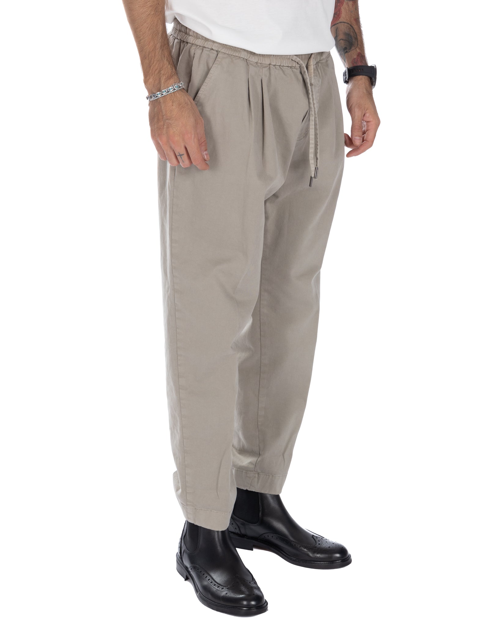 Axel - cotton twine trousers