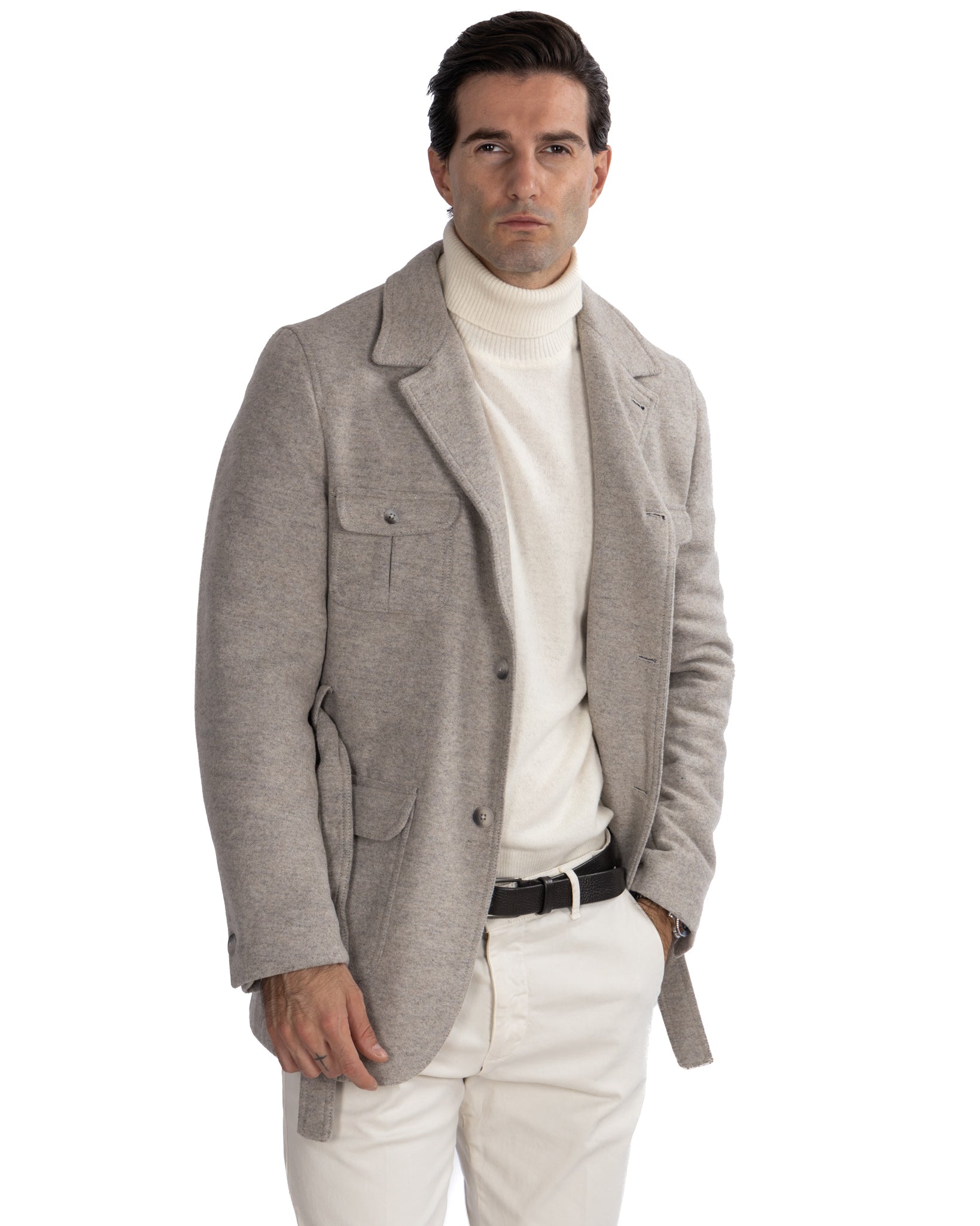 Ponente - Sand Wool Saharan Jacket