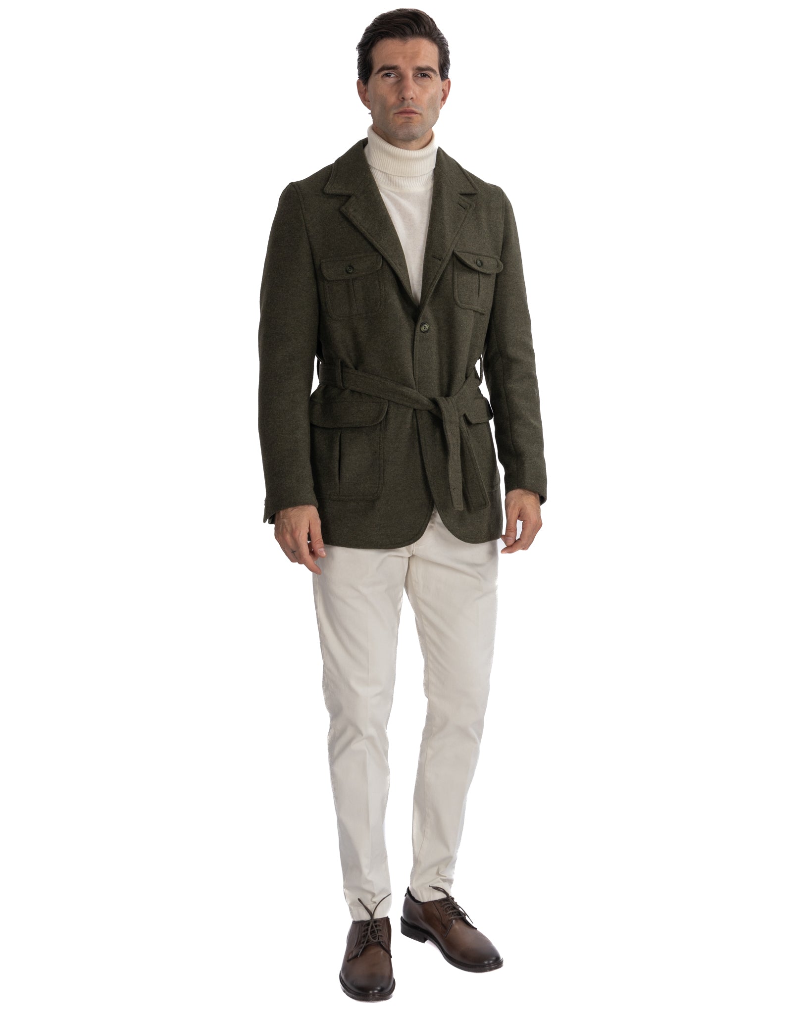 Ponente - Military wool safari jacket