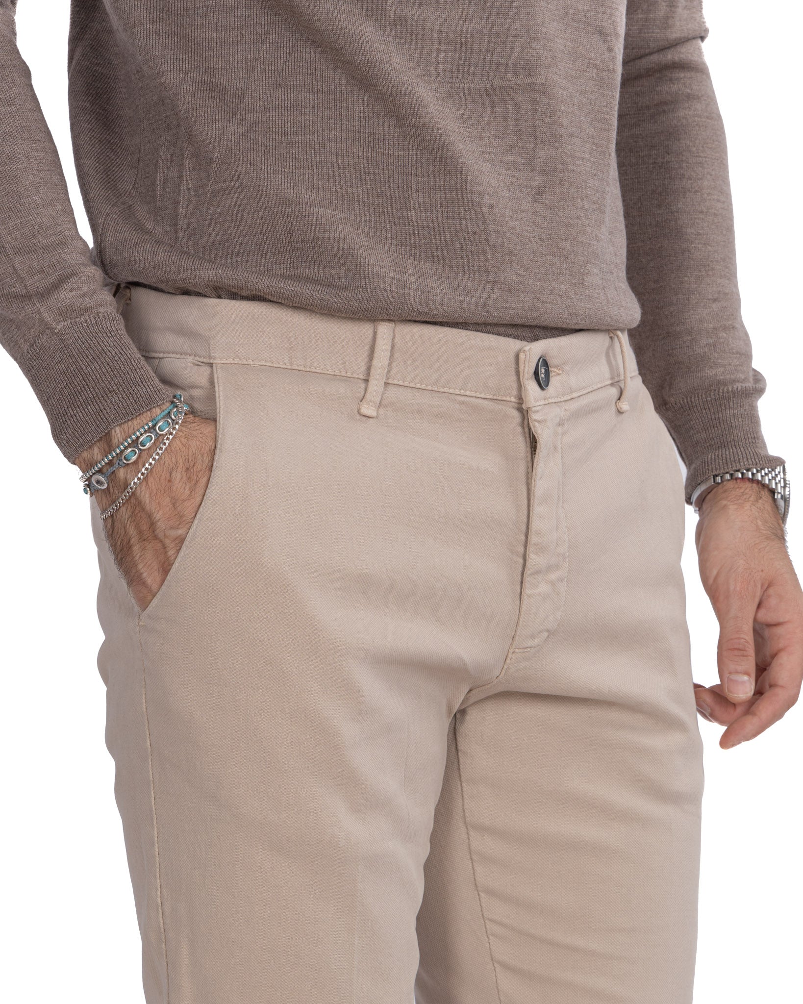 Jack - pantalon blindé beige