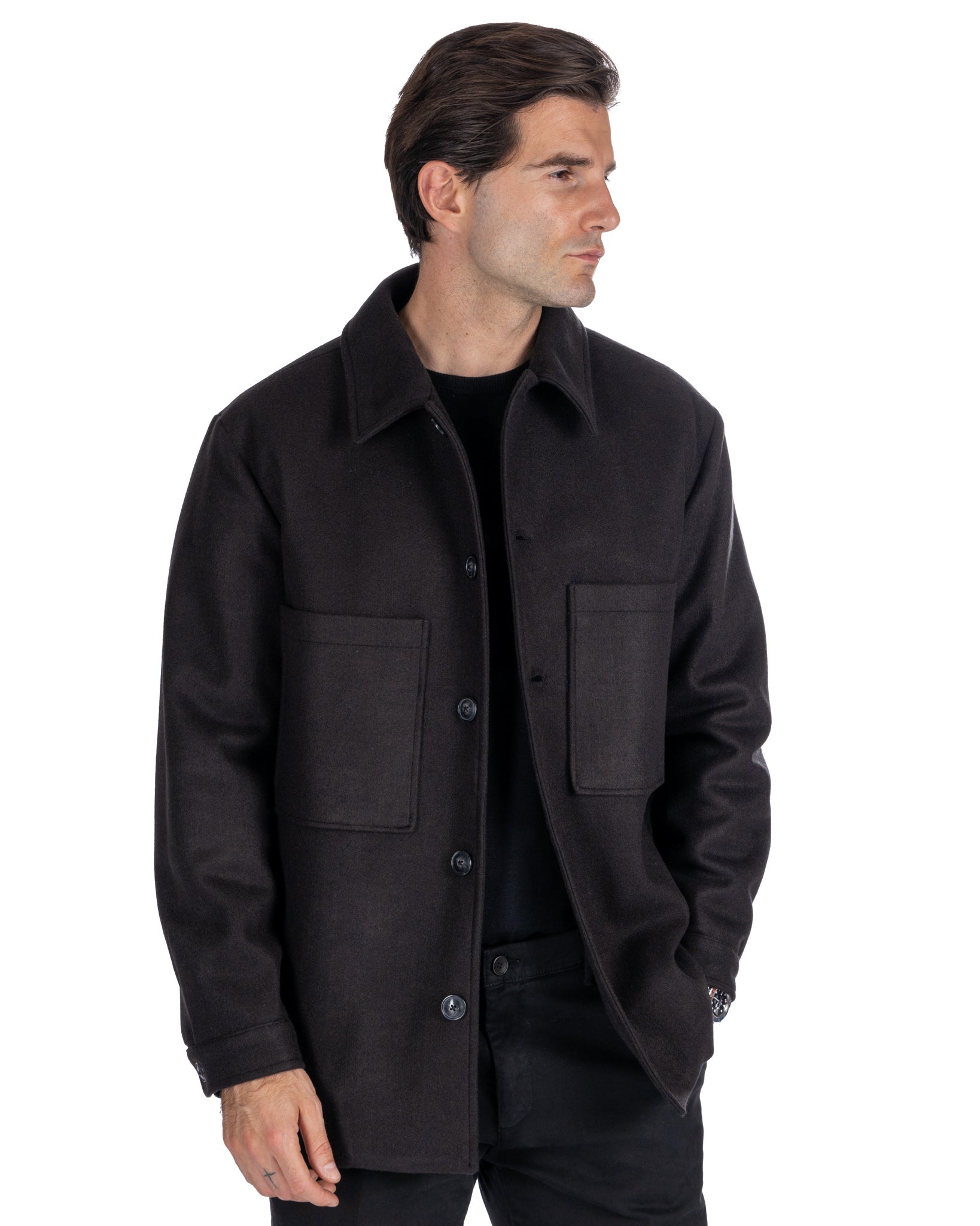 Gervais - black oversized jacket