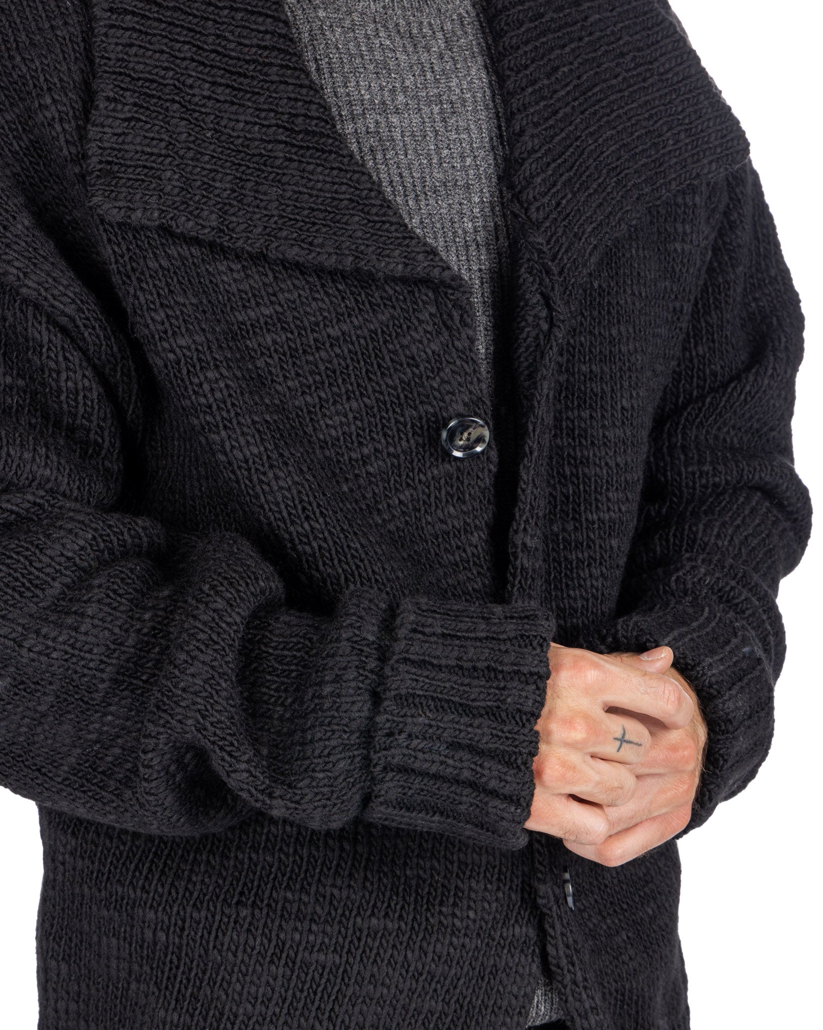 Ethan - cardigan oversize nero