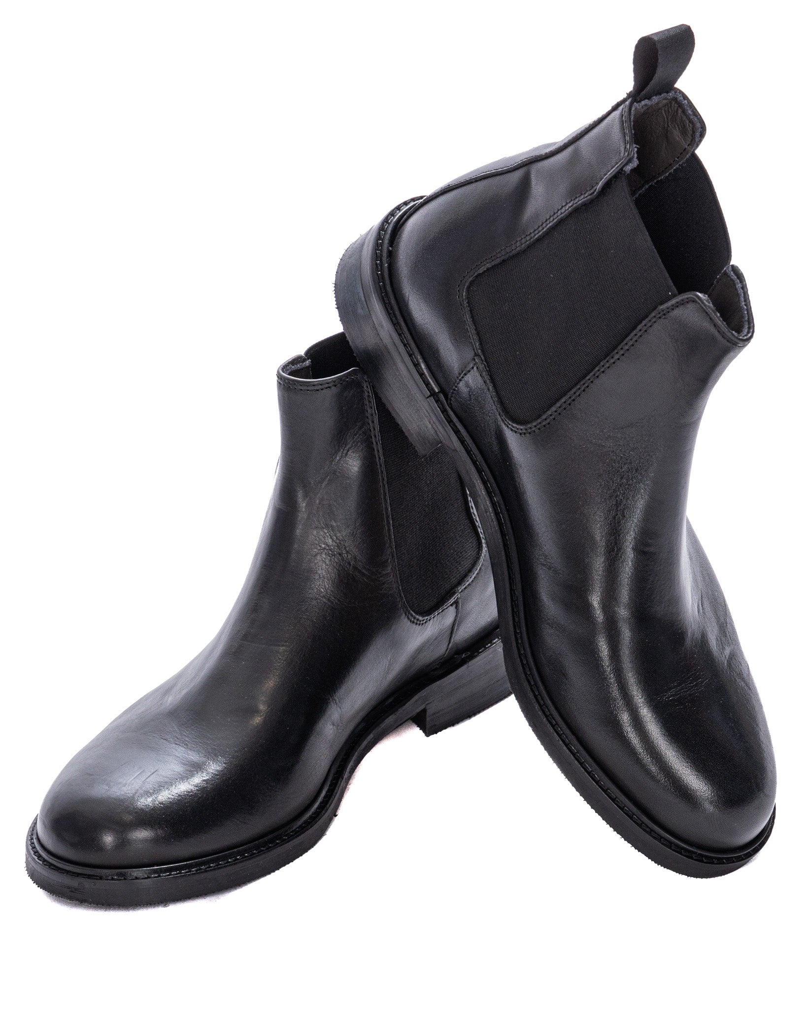 Jae - black leather boot