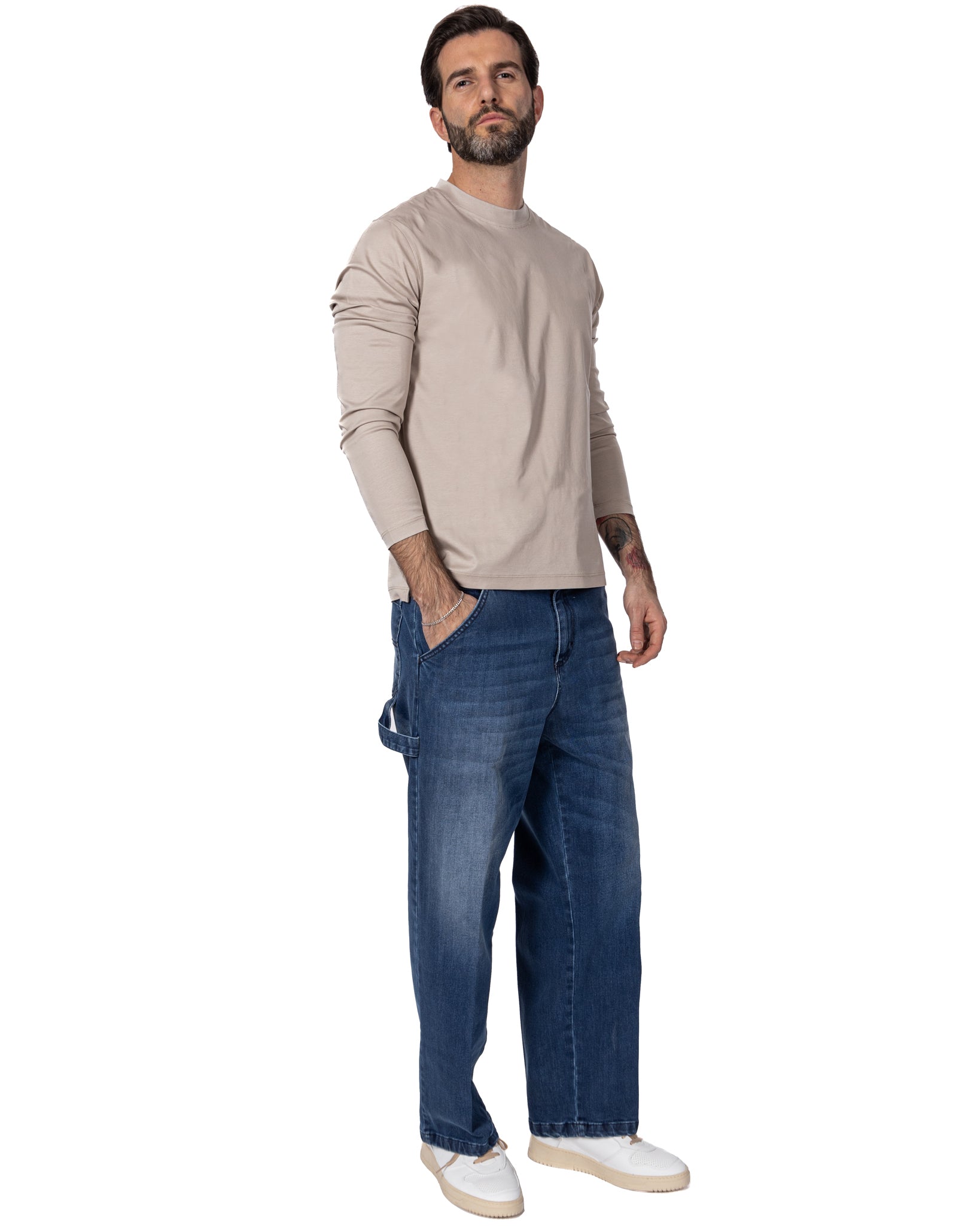 Koen - medium wash baggy jeans