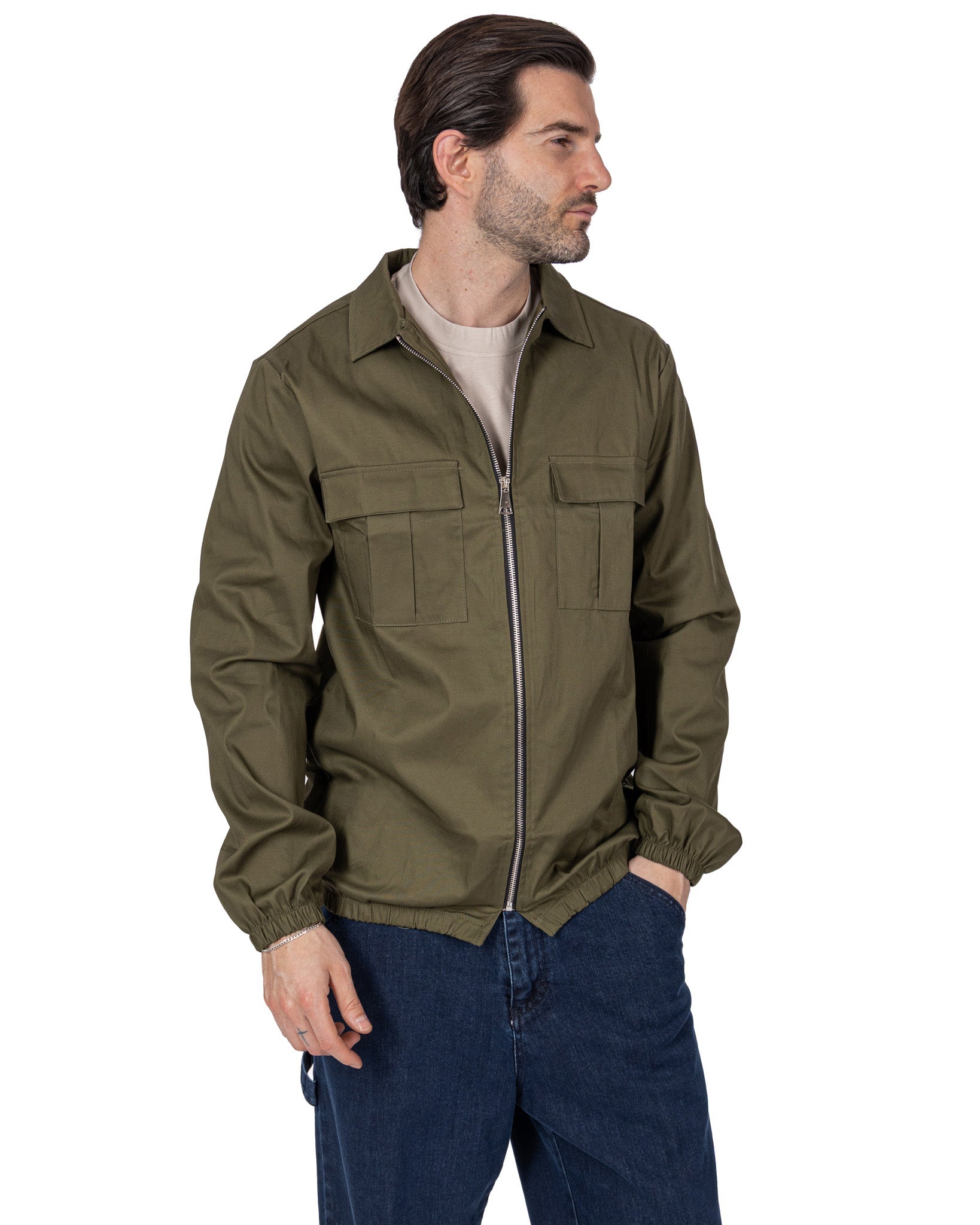 Wayne - Giacchetto con zip militare