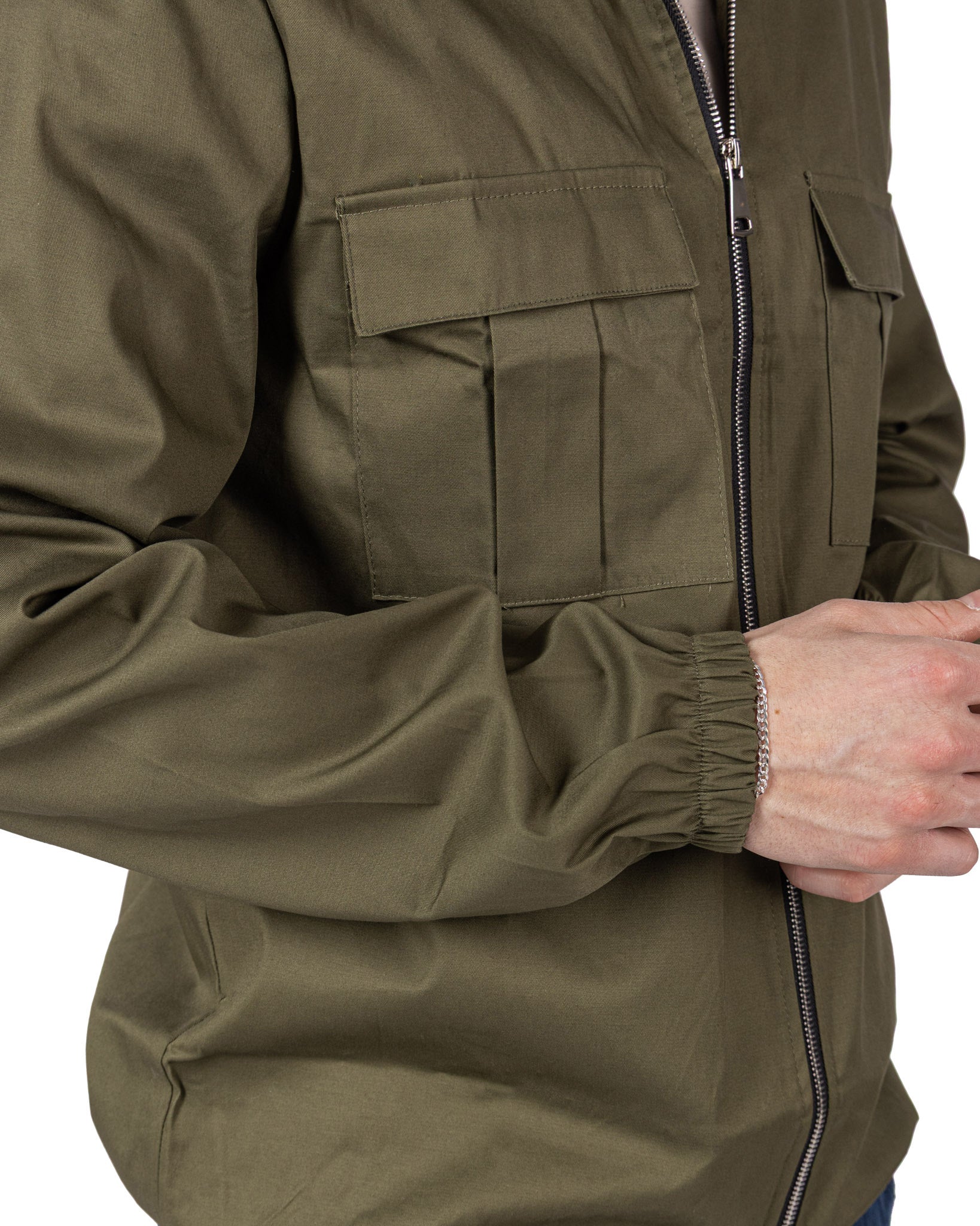 Wayne - Giacchetto con zip militare