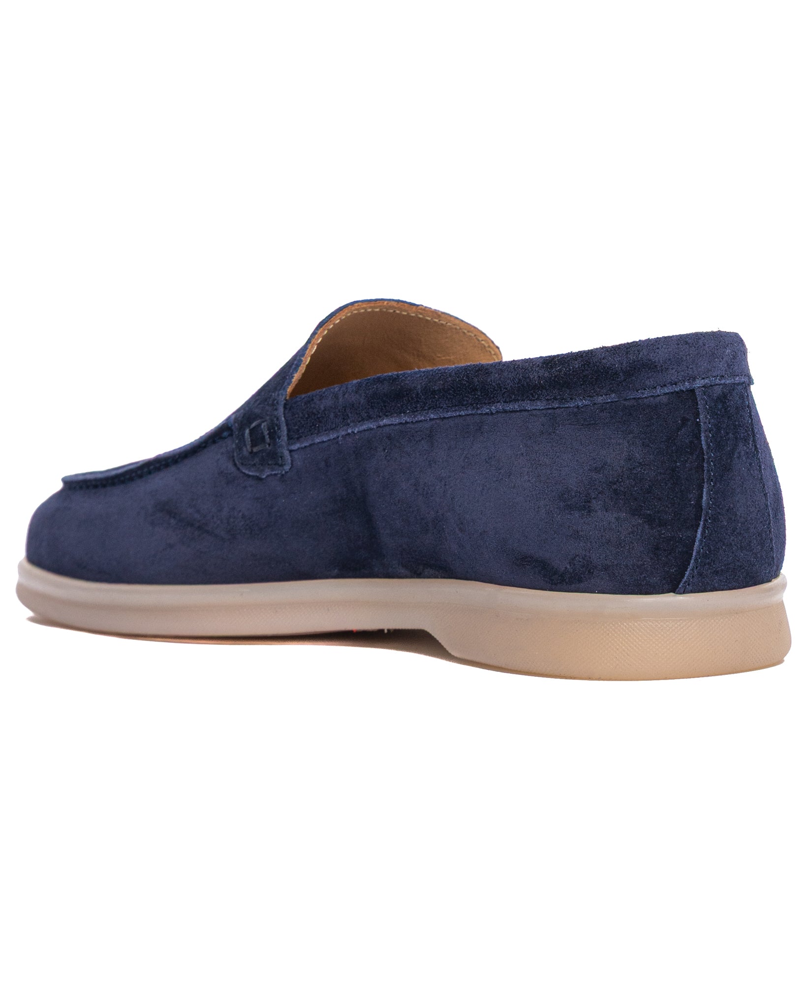 Valeri - mocassino scamosciato blu