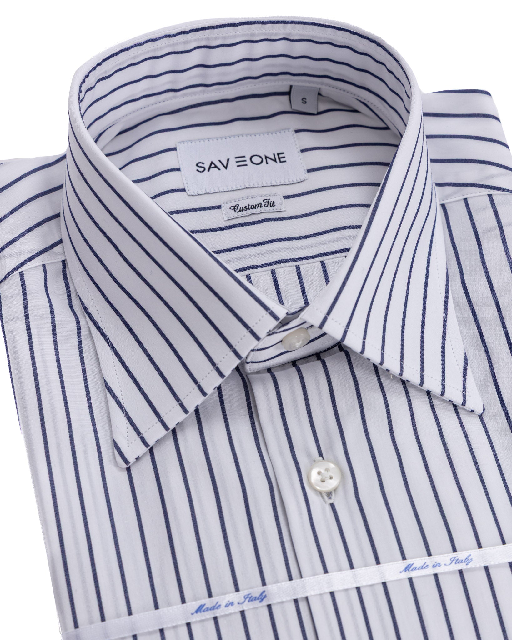 Walther - camicia righe blu in cotone