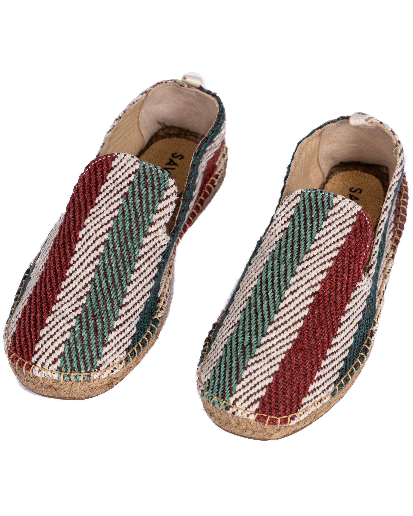 Villasimius- espadrilles à rayures multicolores 
