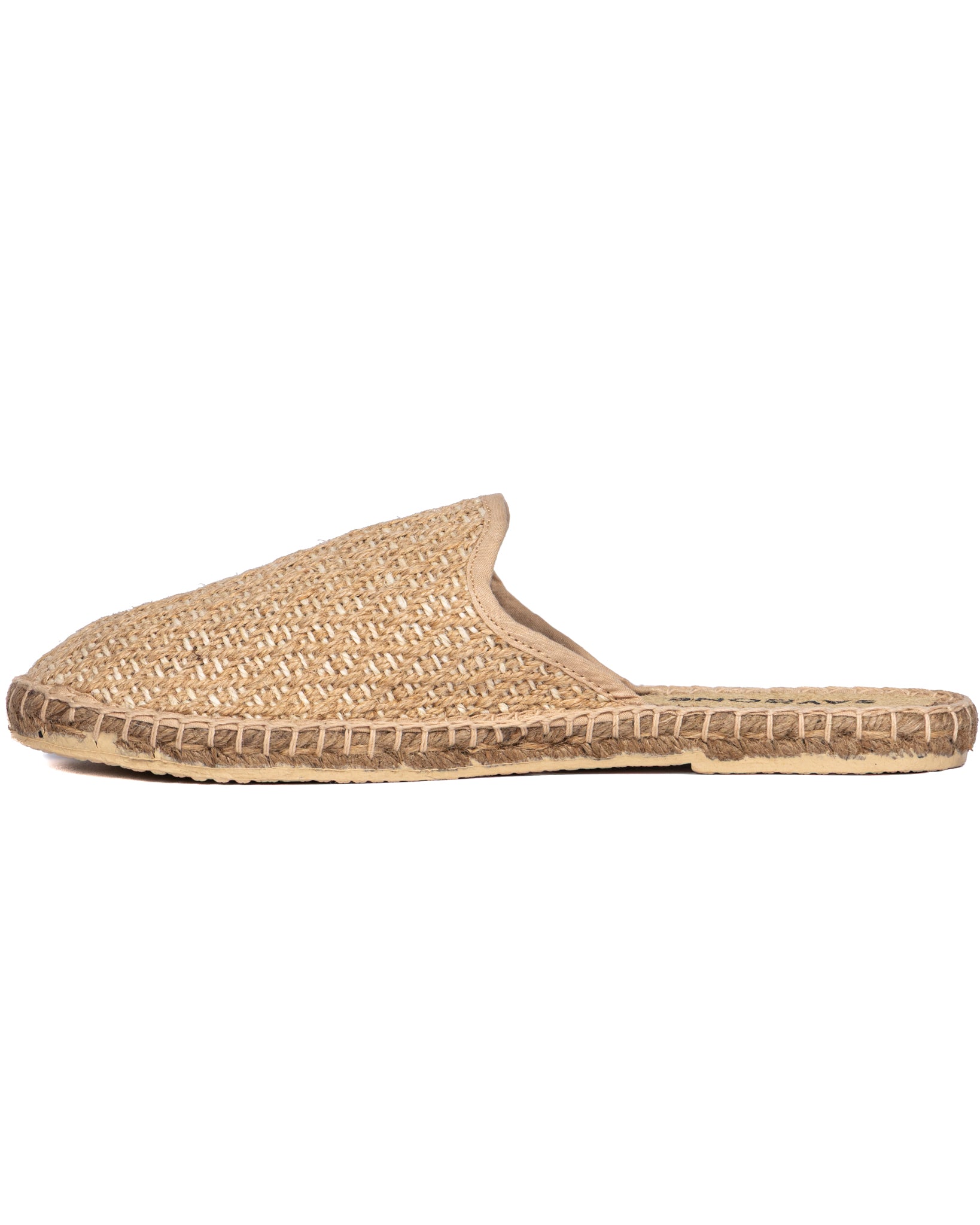 Marittimina - mules espadrillas intrecciata beige