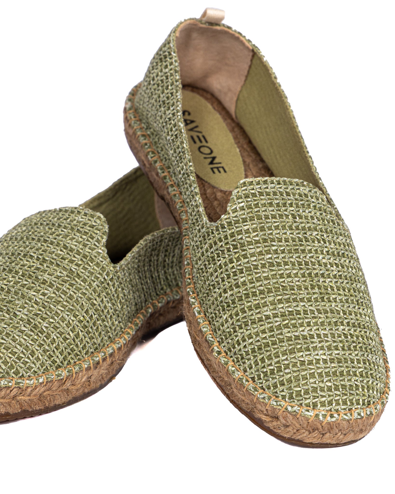 Gallipoli - espadrilles en raphia vert