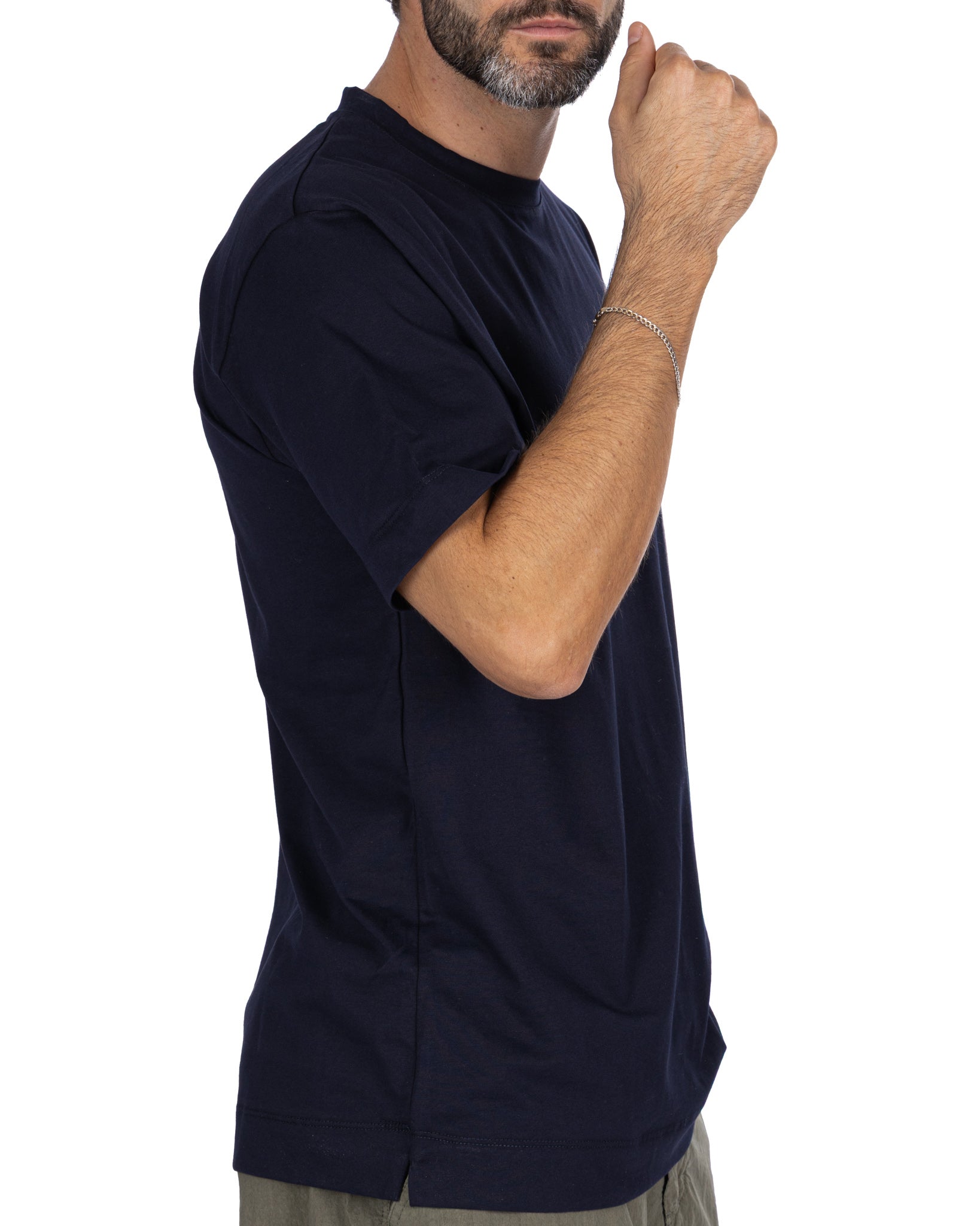 Bergen - t-shirt in cotone blu