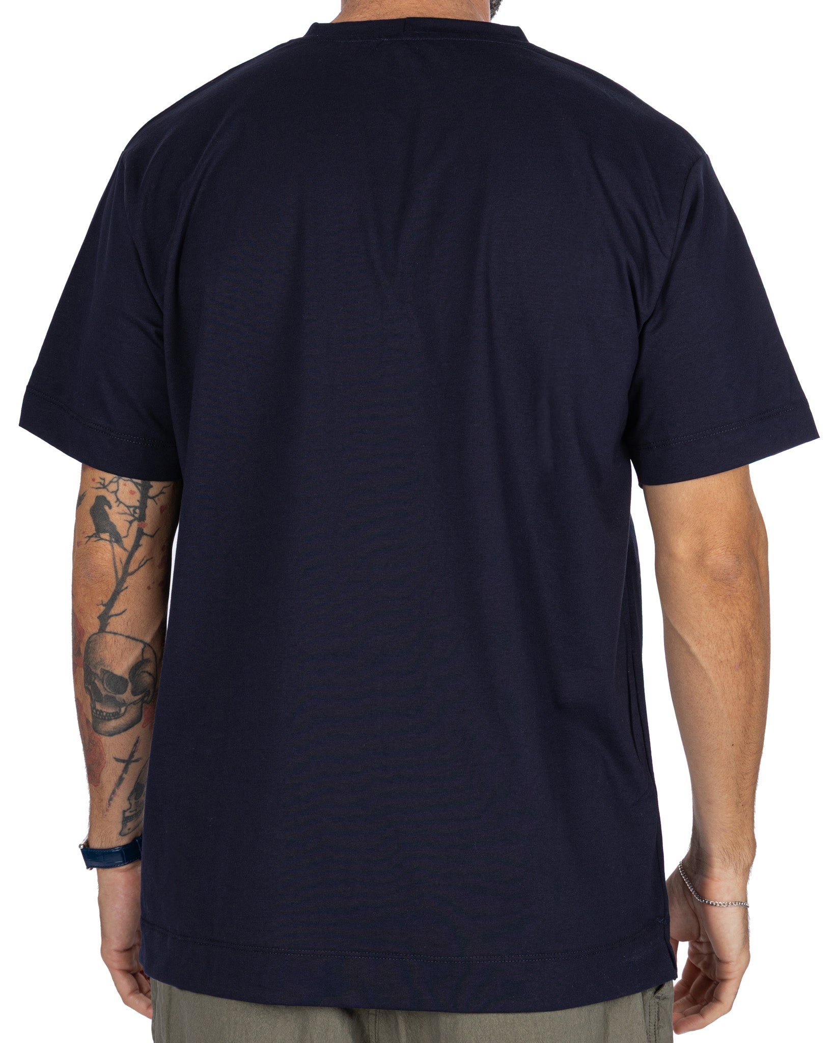 Bergen - t-shirt in cotone blu