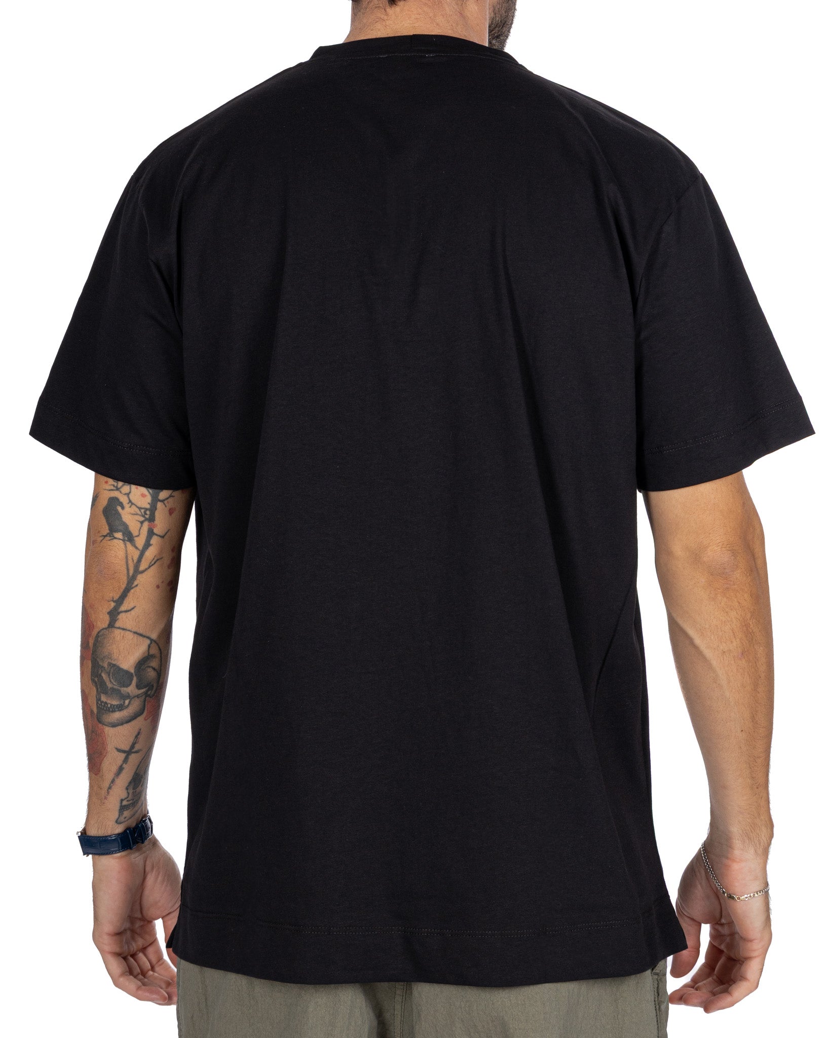 Bergen - t-shirt in cotone nero