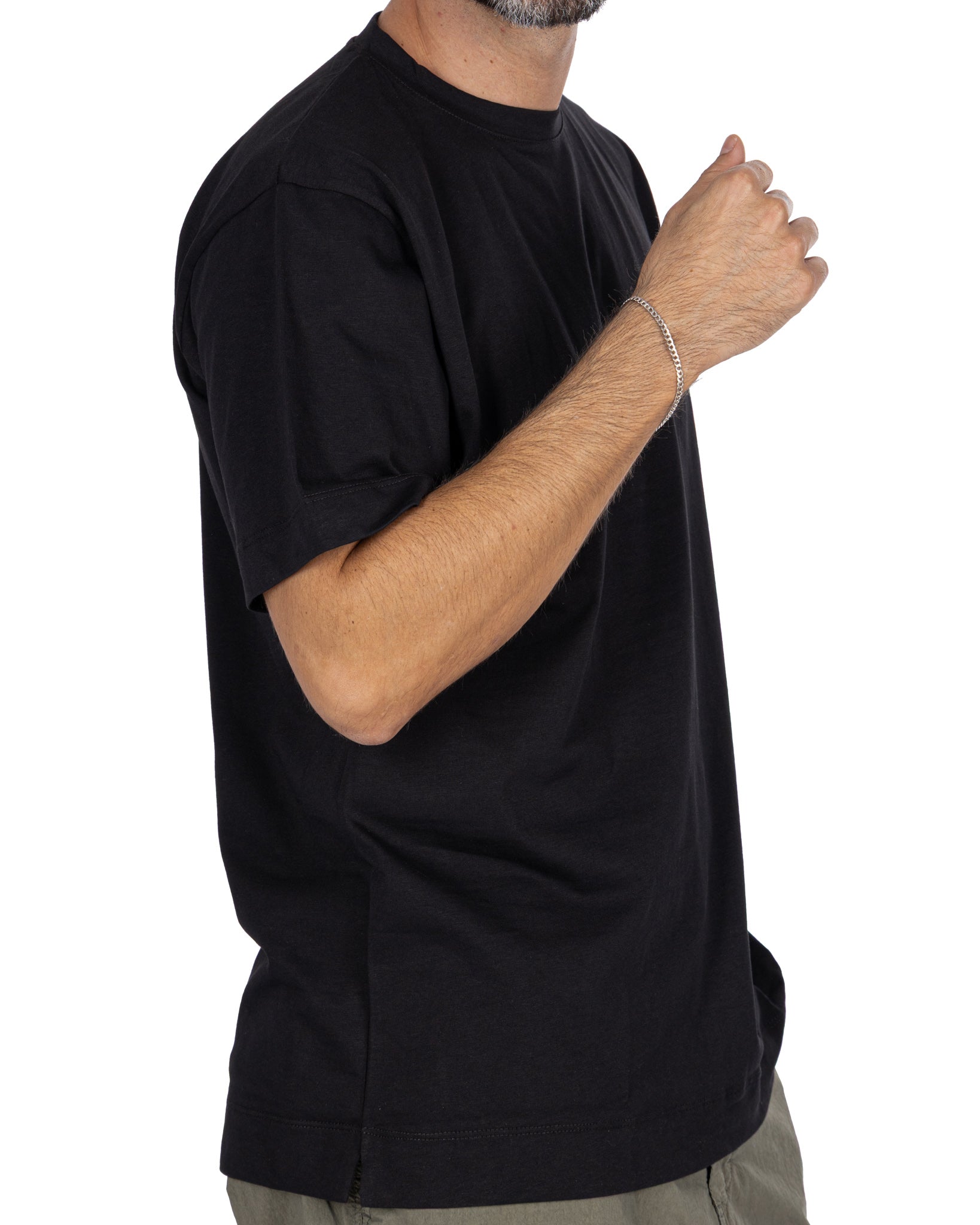 Bergen - t-shirt in cotone nero