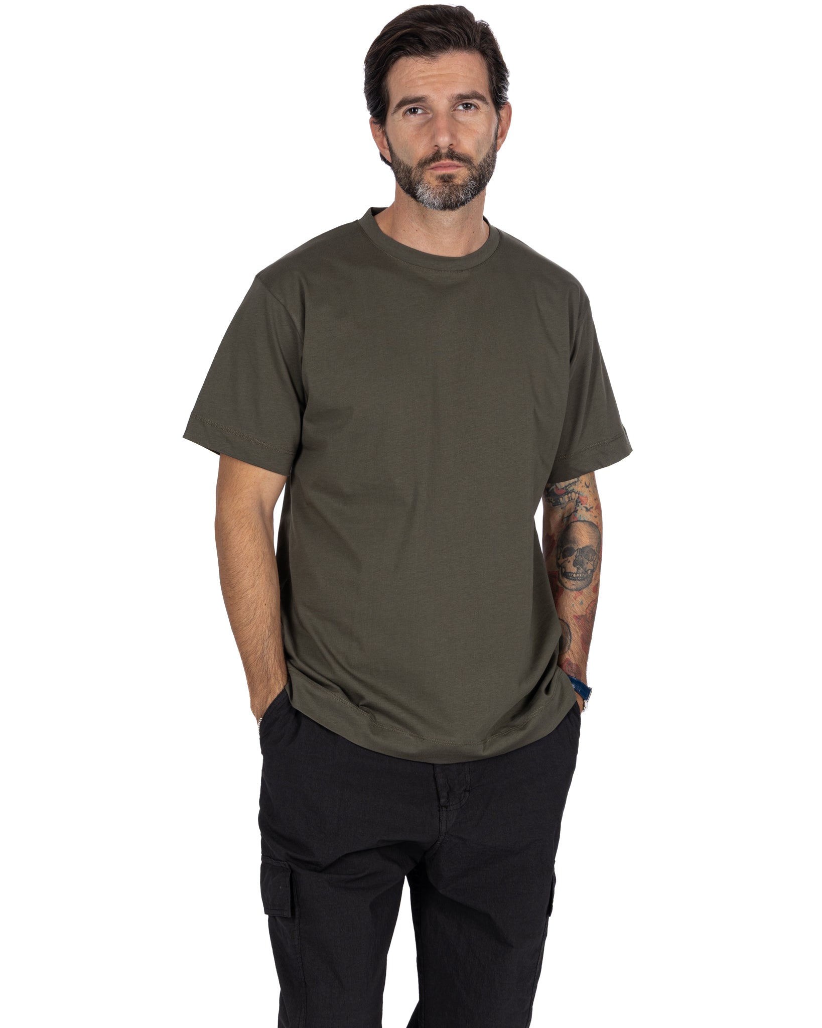 Bergen - t-shirt in cotone militare