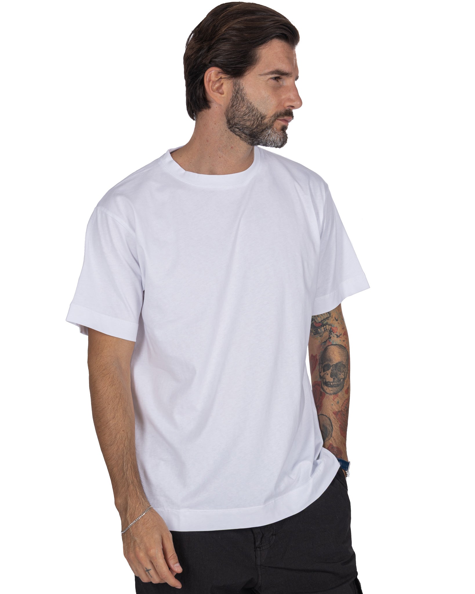 Bergen - t-shirt in cotone bianca