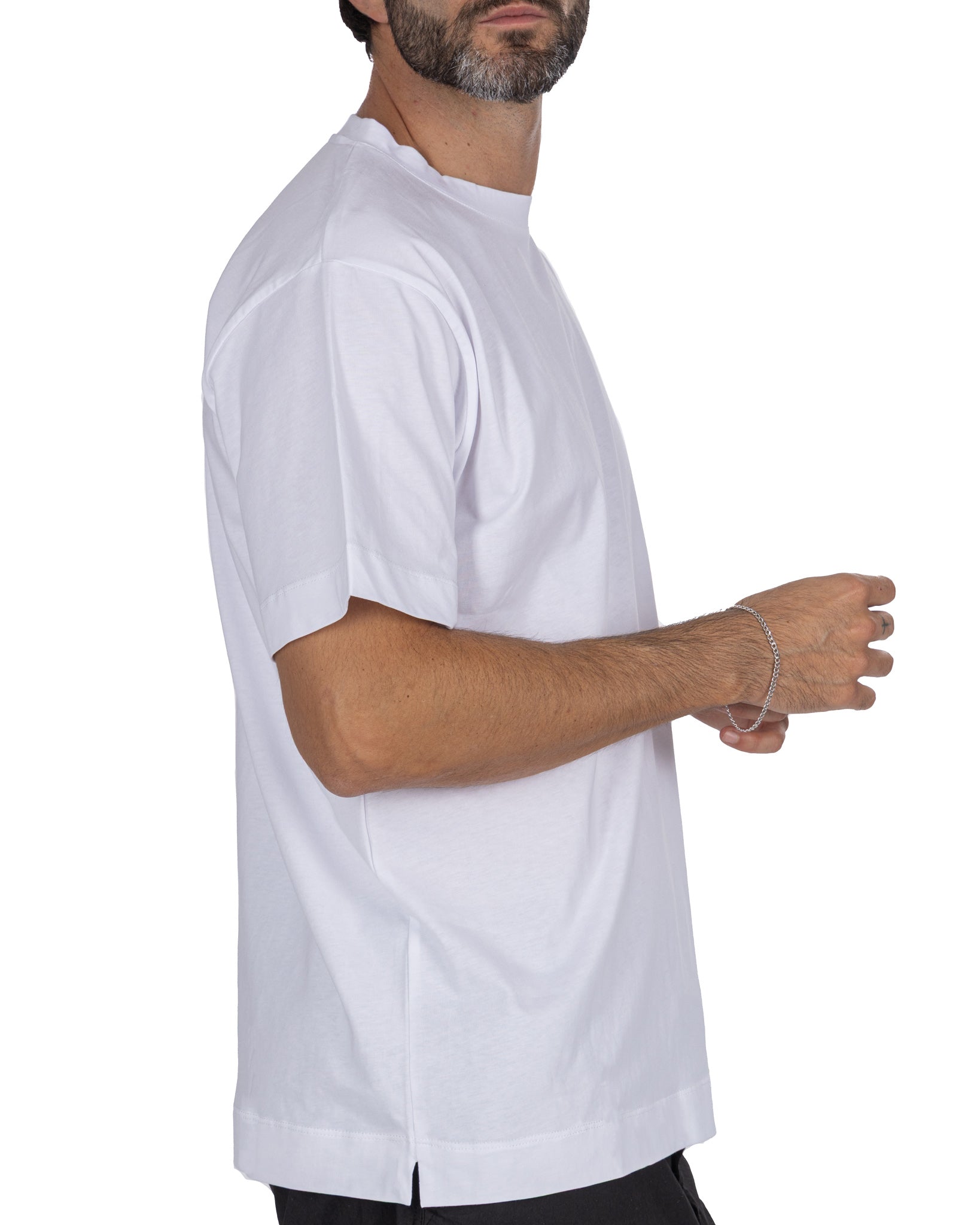 Bergen - t-shirt in cotone bianca