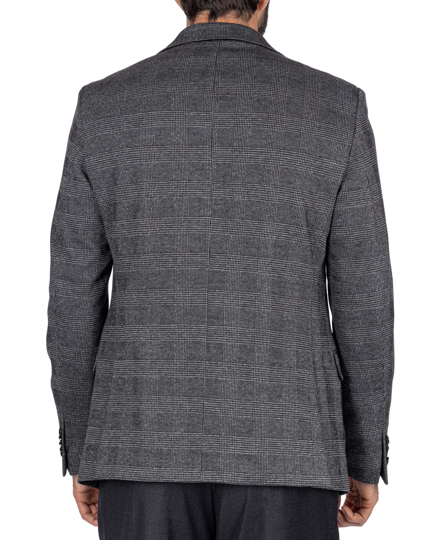 Orson anthracite checked jacket