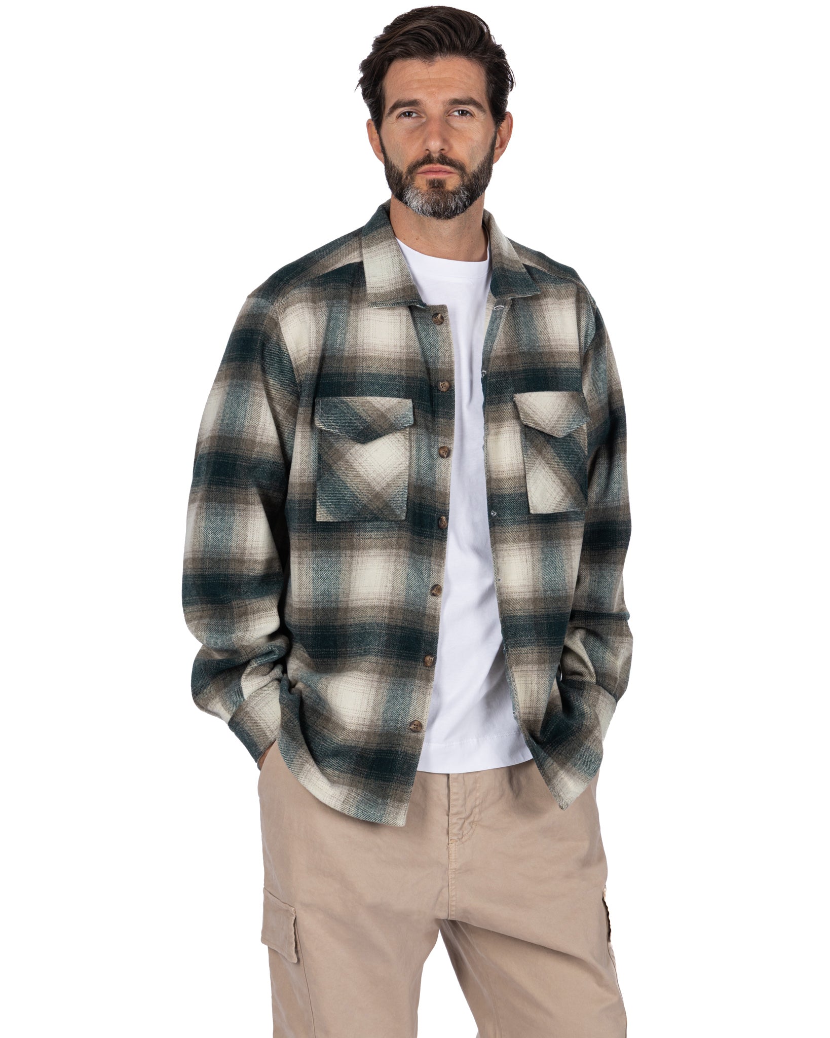 Odin Green Checkered Shirt