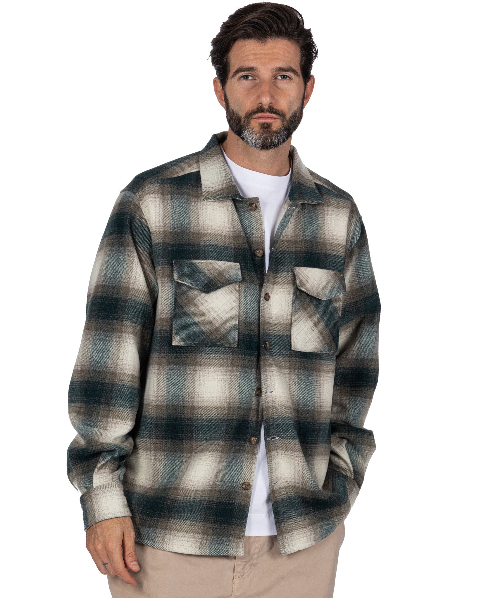 Odin Green Checkered Shirt