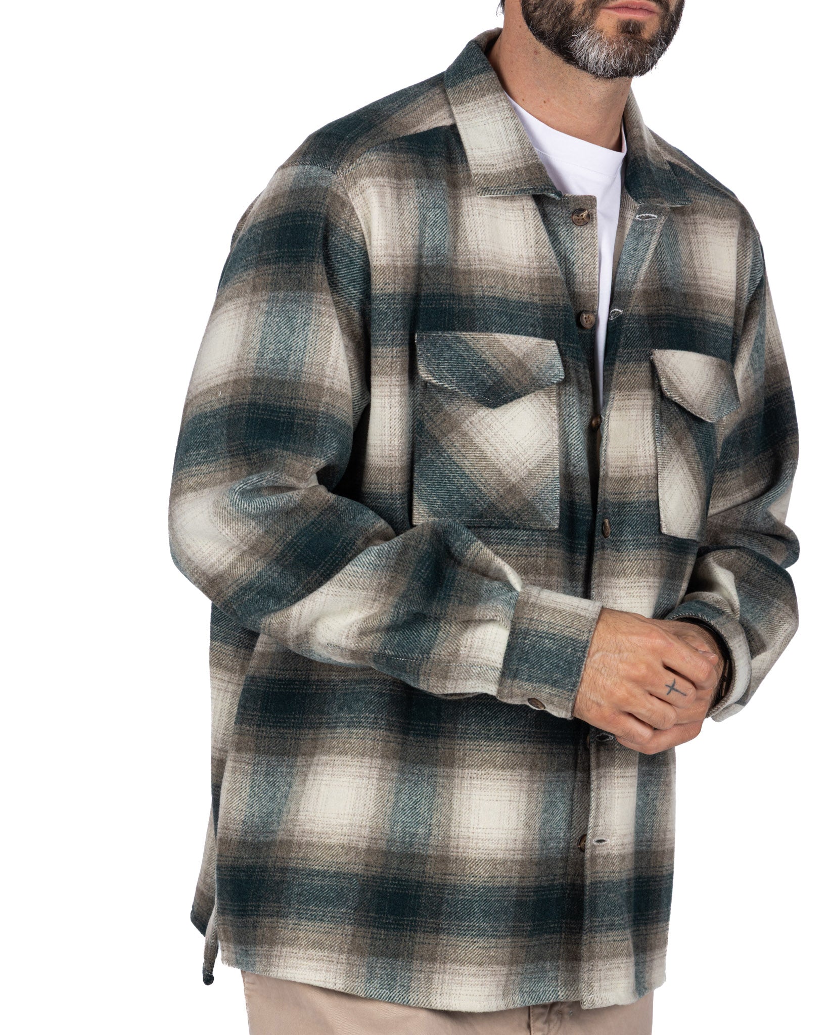 Odin Green Checkered Shirt
