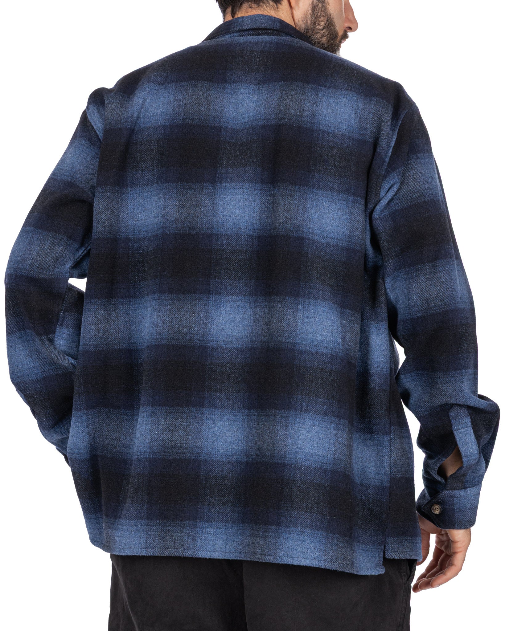 Odin blue checked shirt