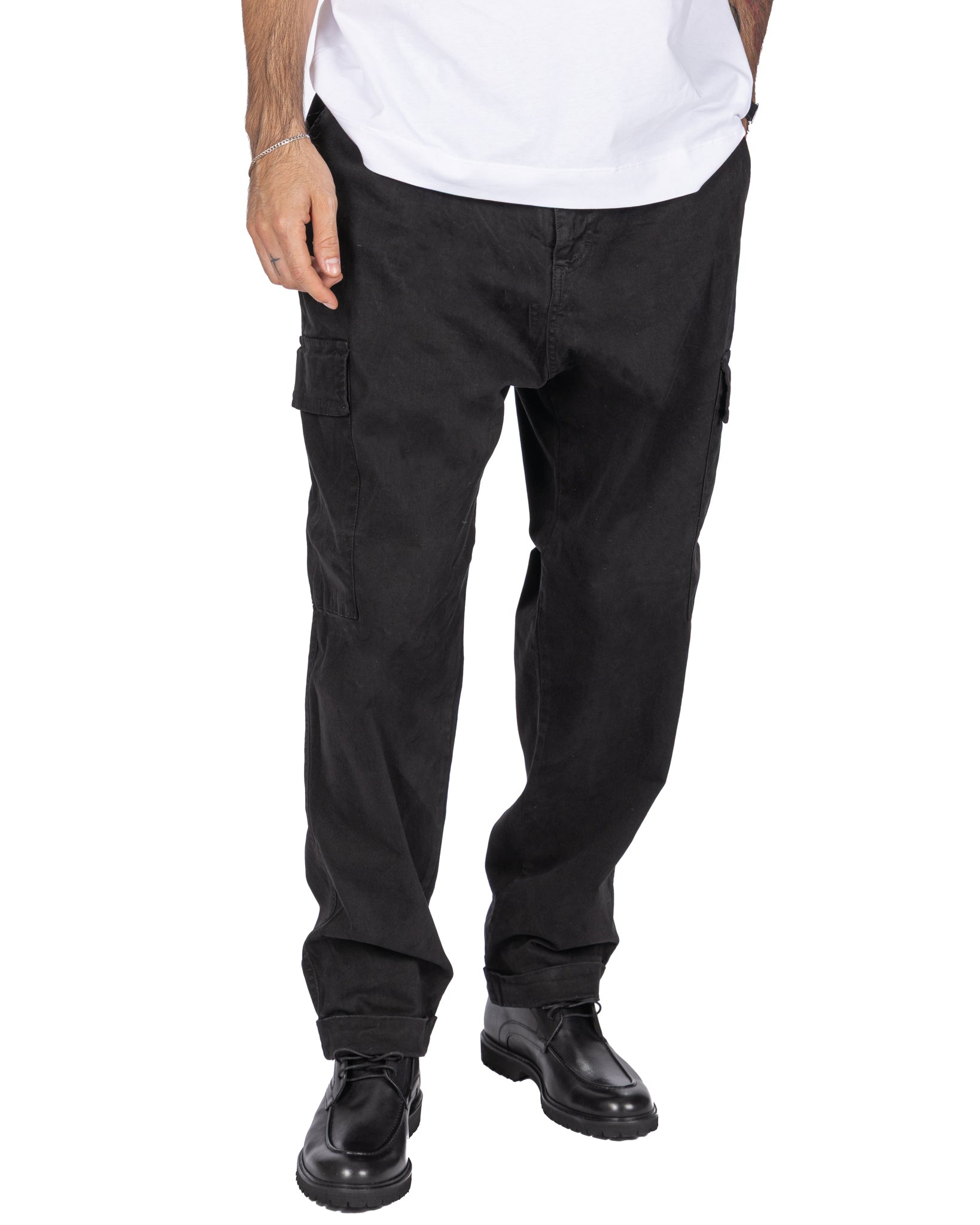 Kodak black cotton cargo trousers