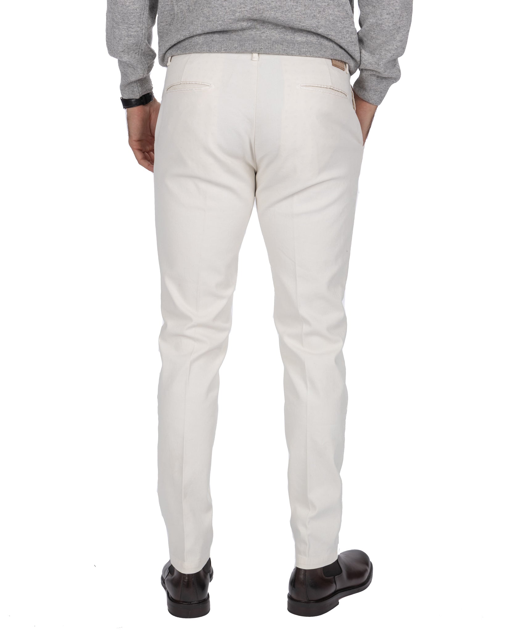 Pantalone Jack armaturato panna