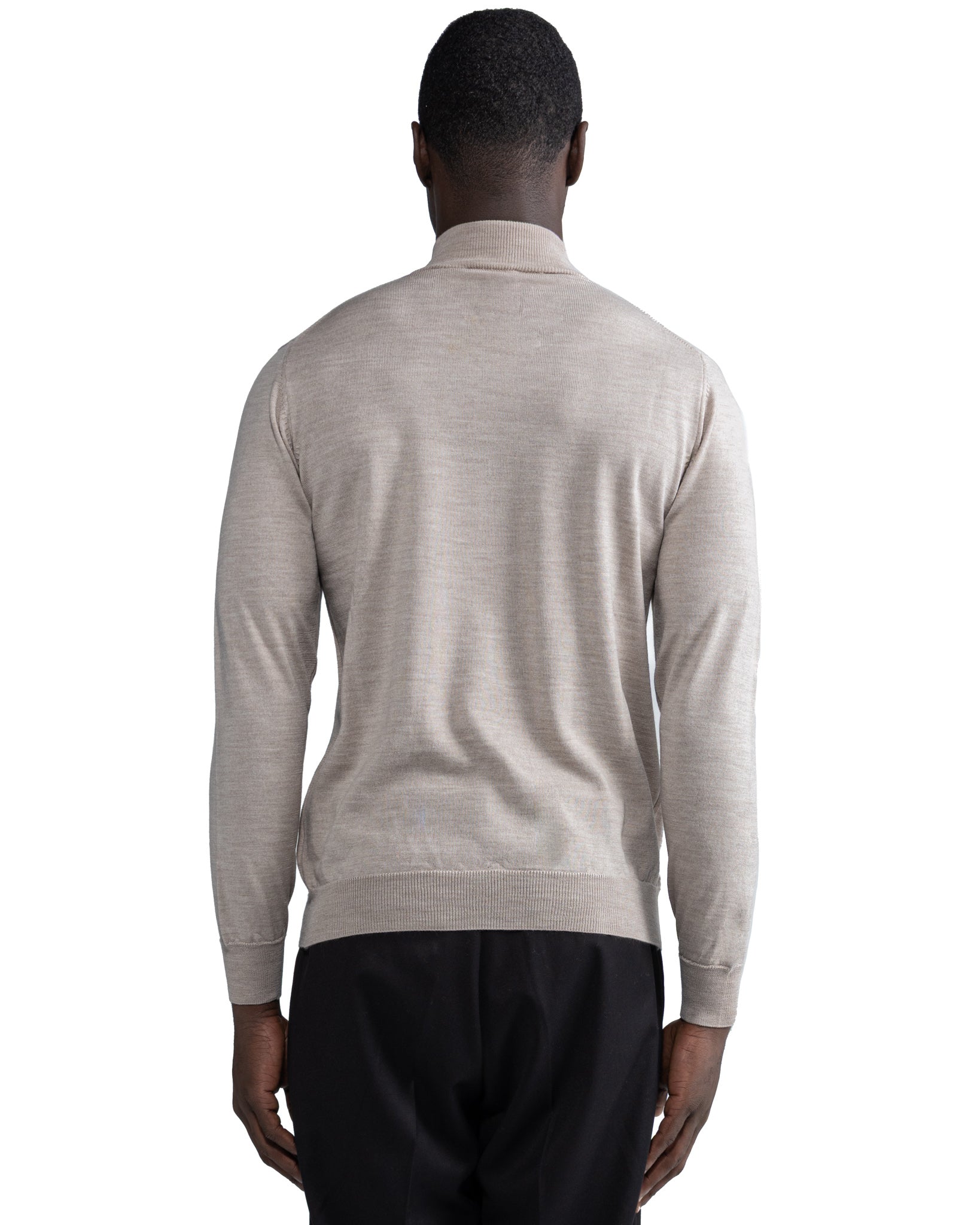 Ancona Wolf in Tollegno Sand Wool