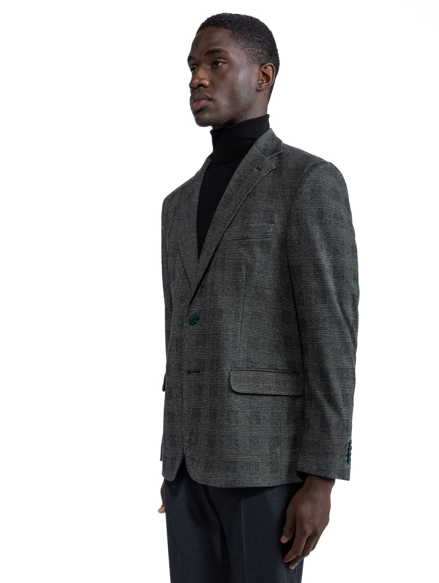 Giacca Orson a quadri verde