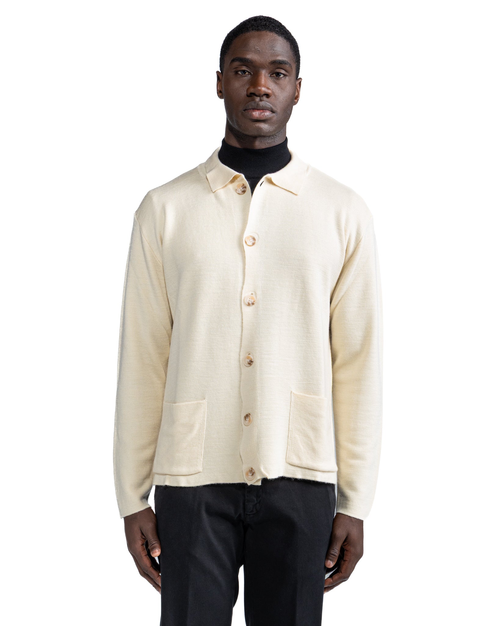 Veste en tricot beige Krakatoa