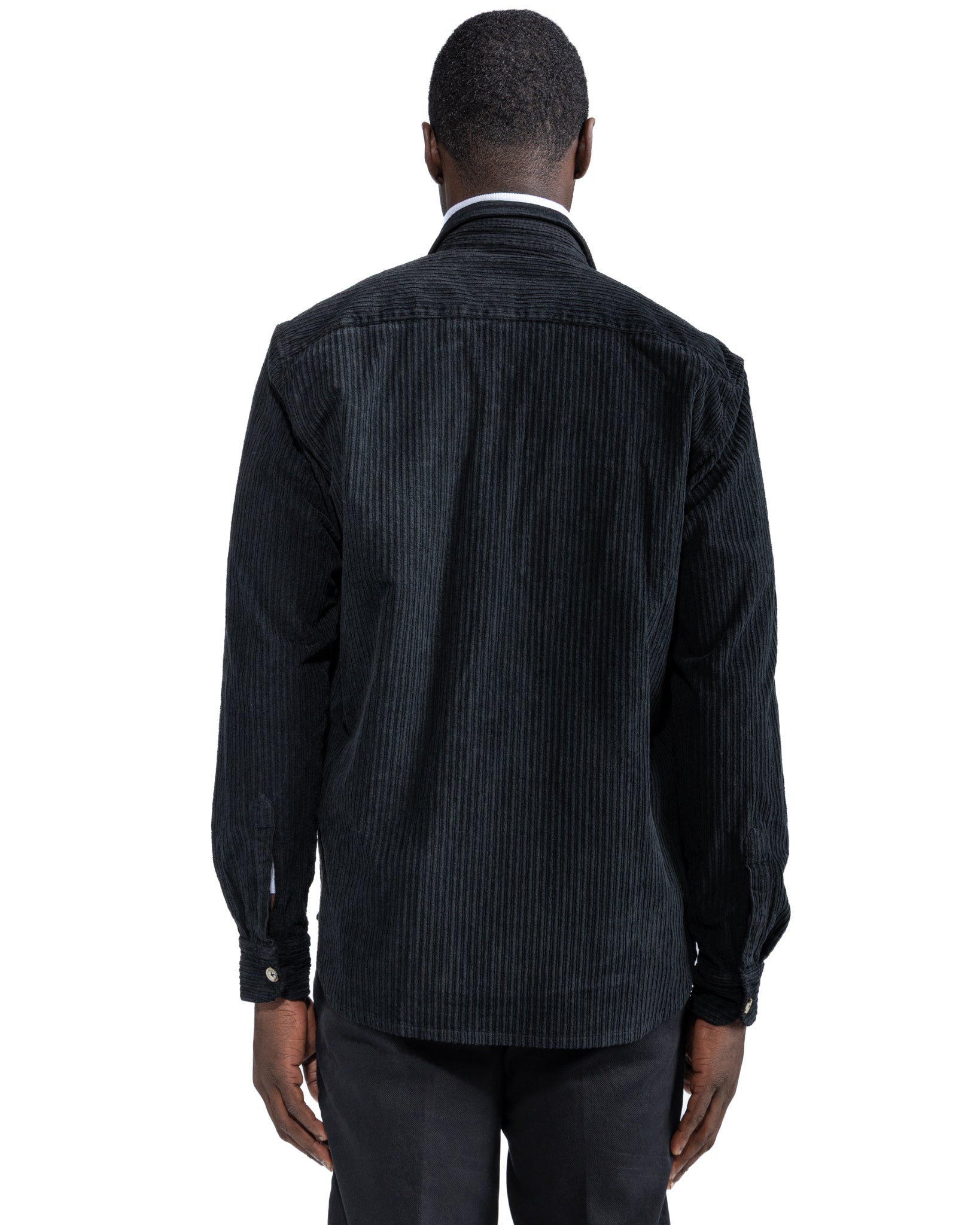 Atlantis - chemise en velours noir