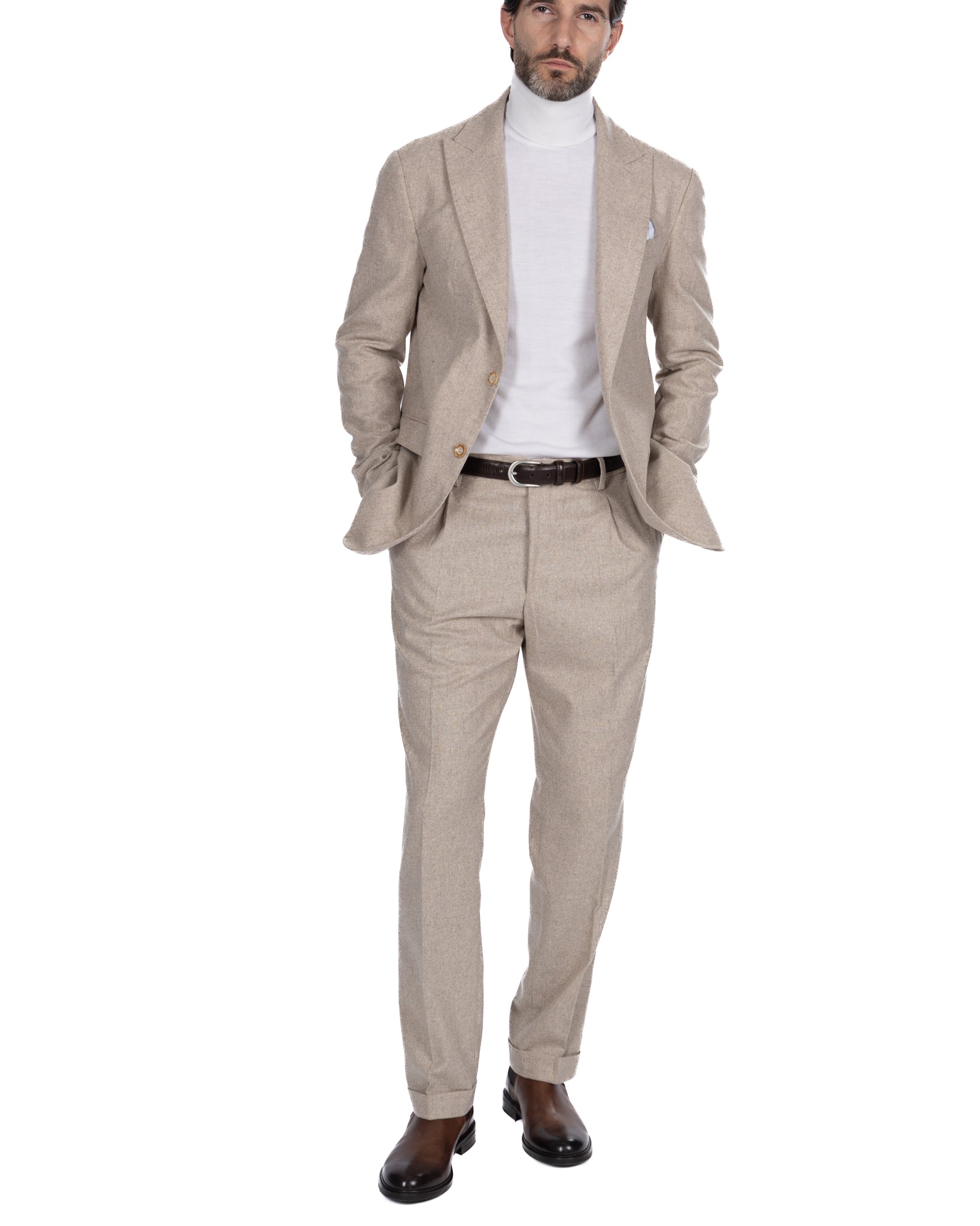 Abito Olympus in flanella beige