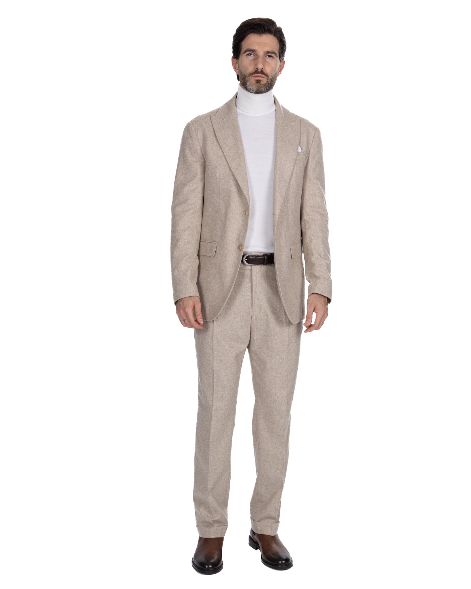 Beige flannel Reflex jacket