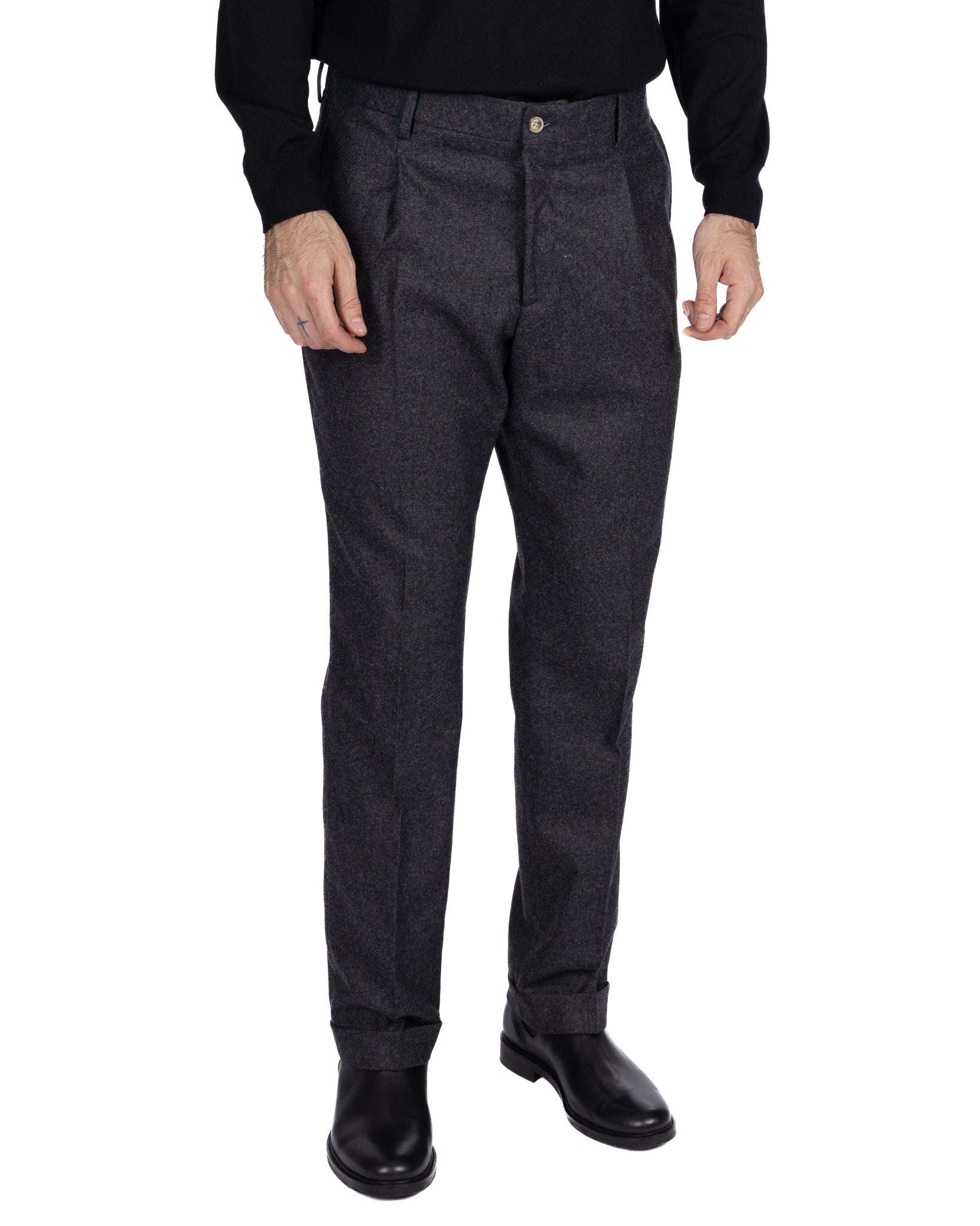 Pantalon en flanelle anthracite Nikon