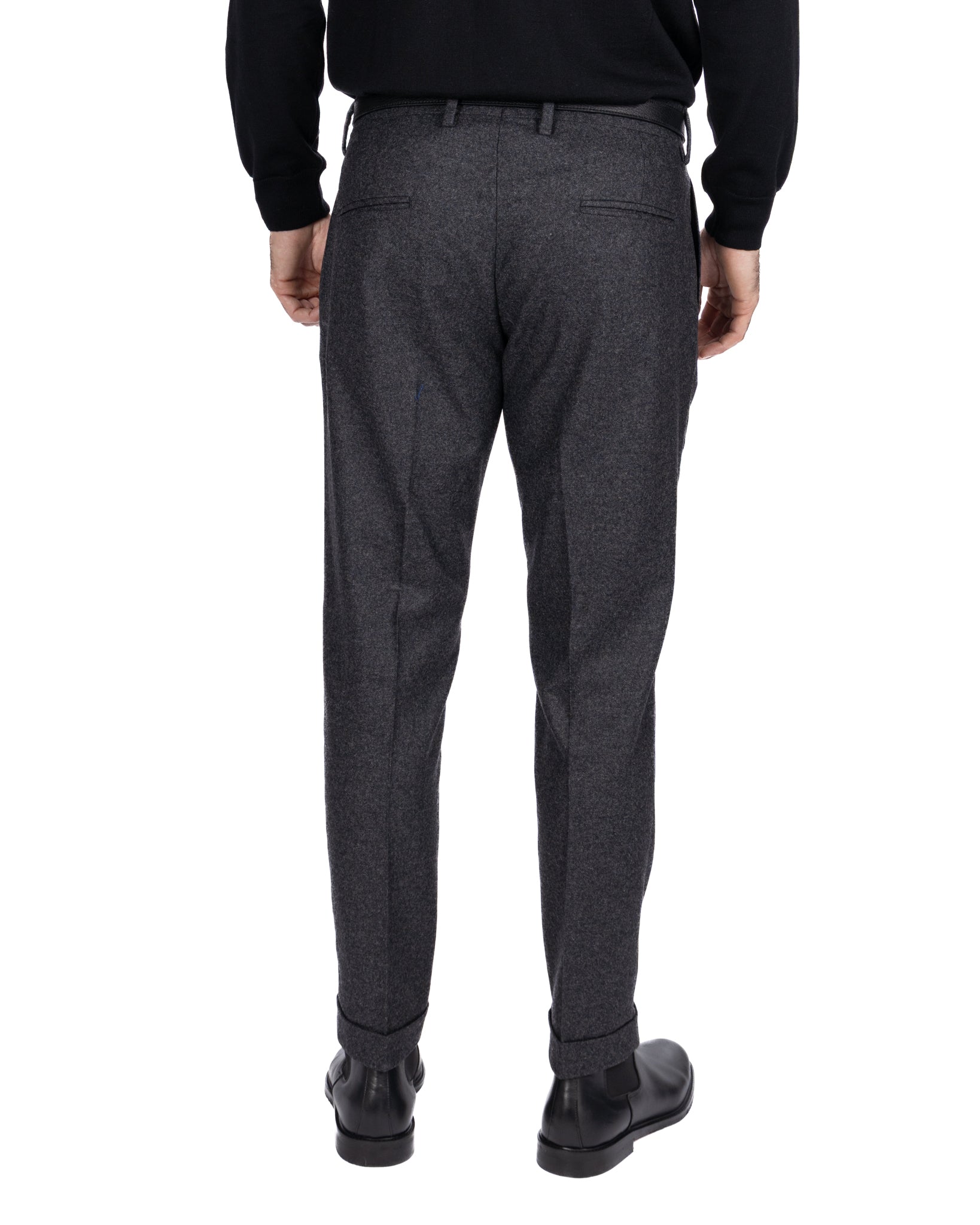 Pantalon Leica Band en flanelle anthracite