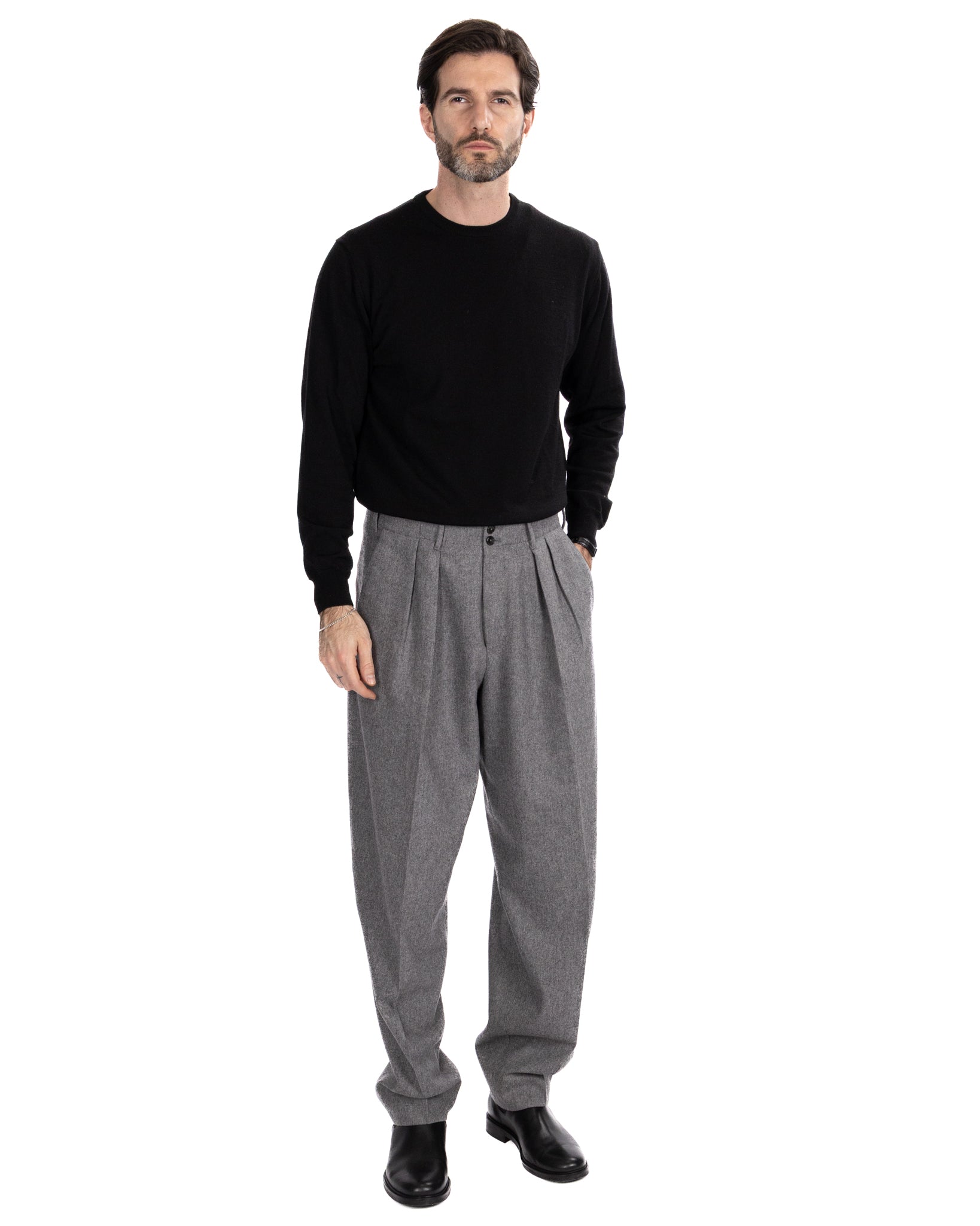 Pantalone Over grigio Vitale Barberis Canonico