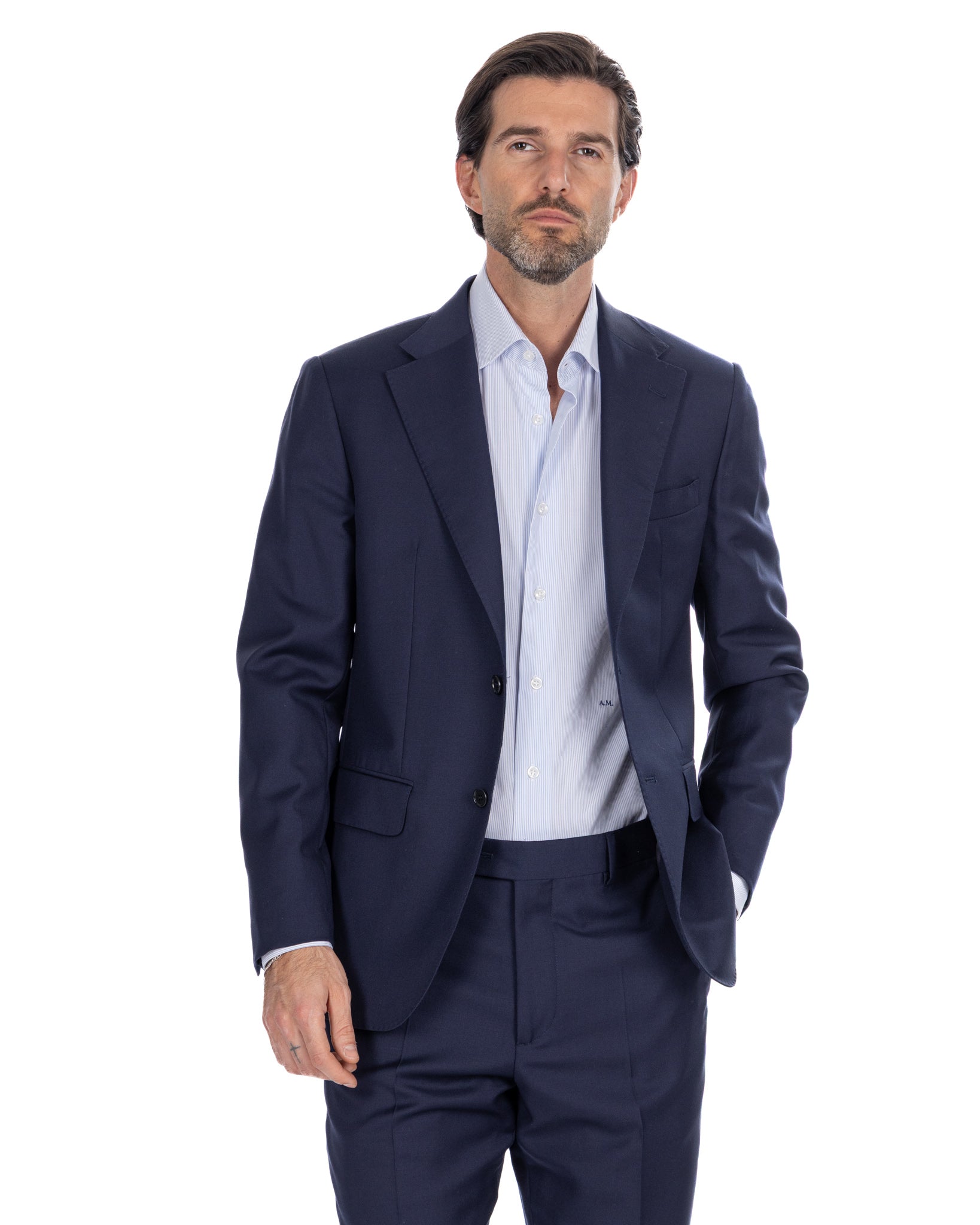 Abito Prati in lana blu