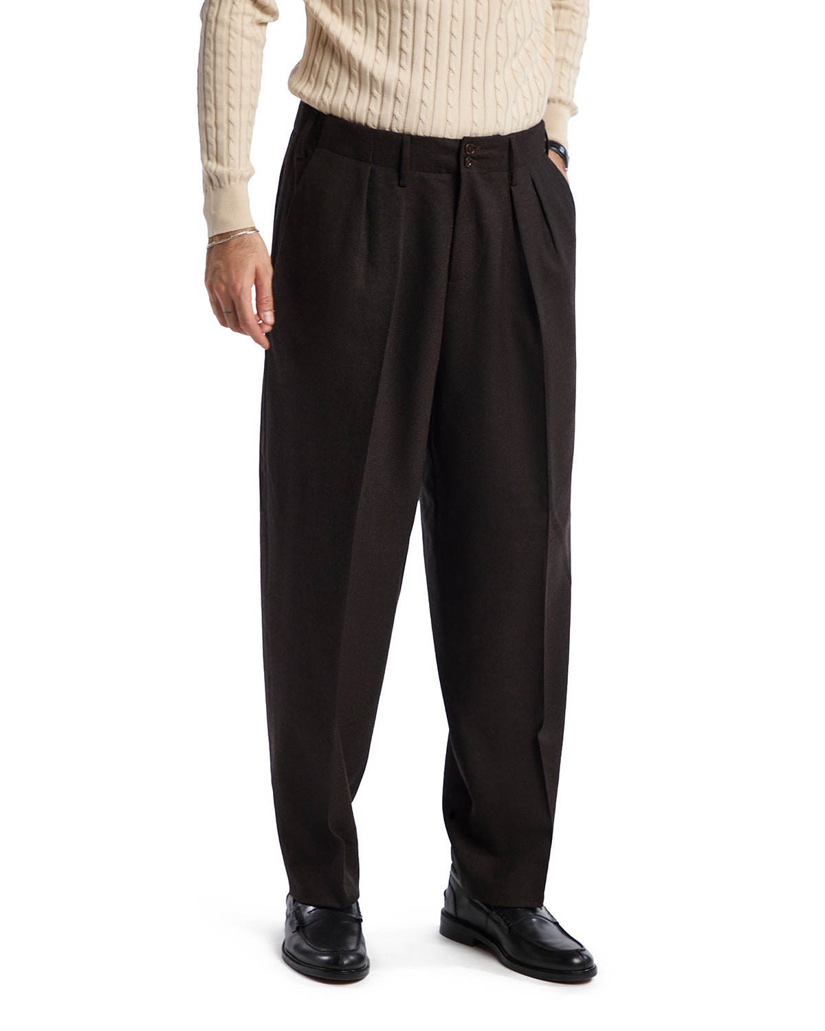 Drago moro rugby flannel over trousers